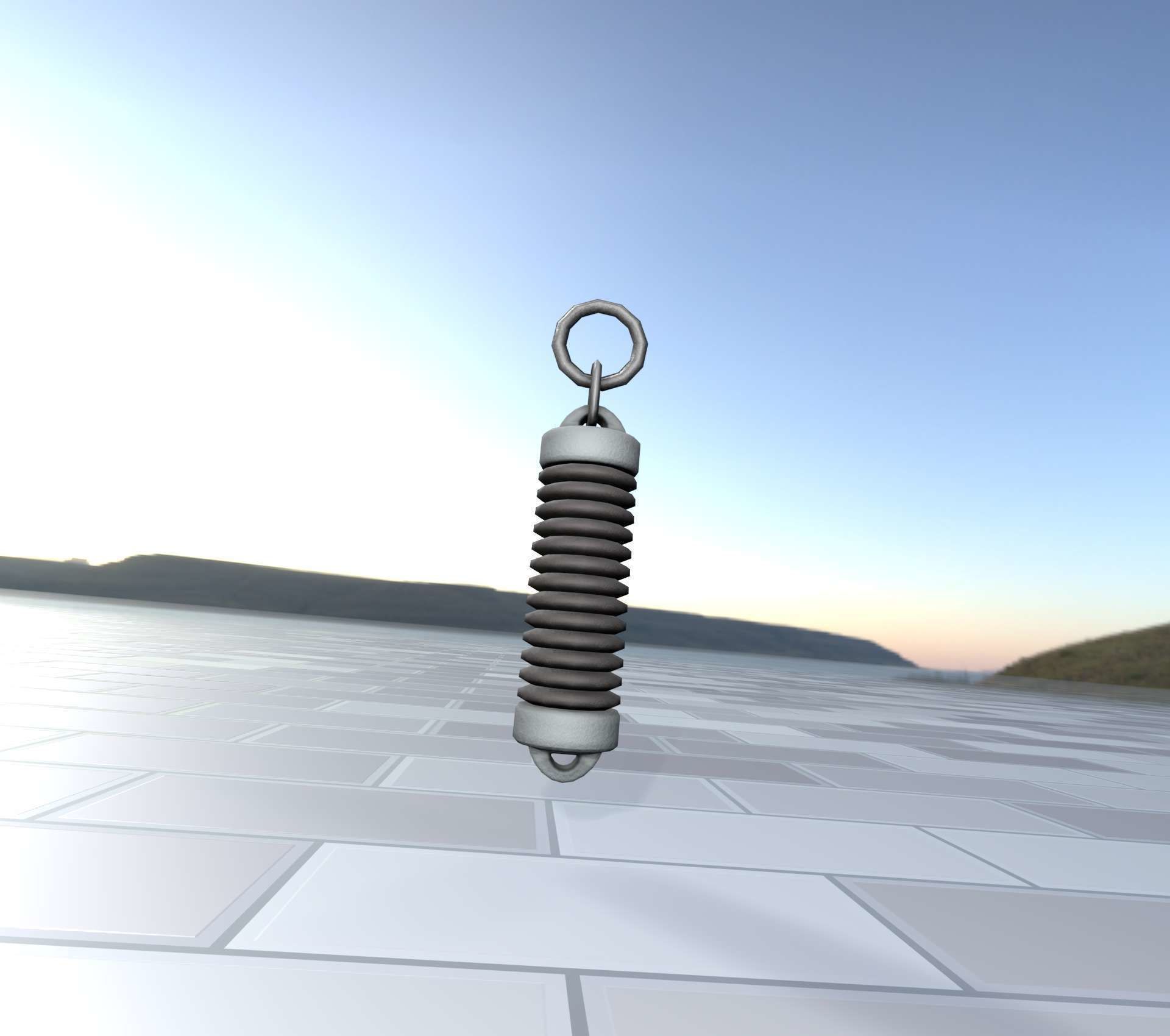 Electricity Poles Insulator 5 - Object 076 Low-poly 3D model_46