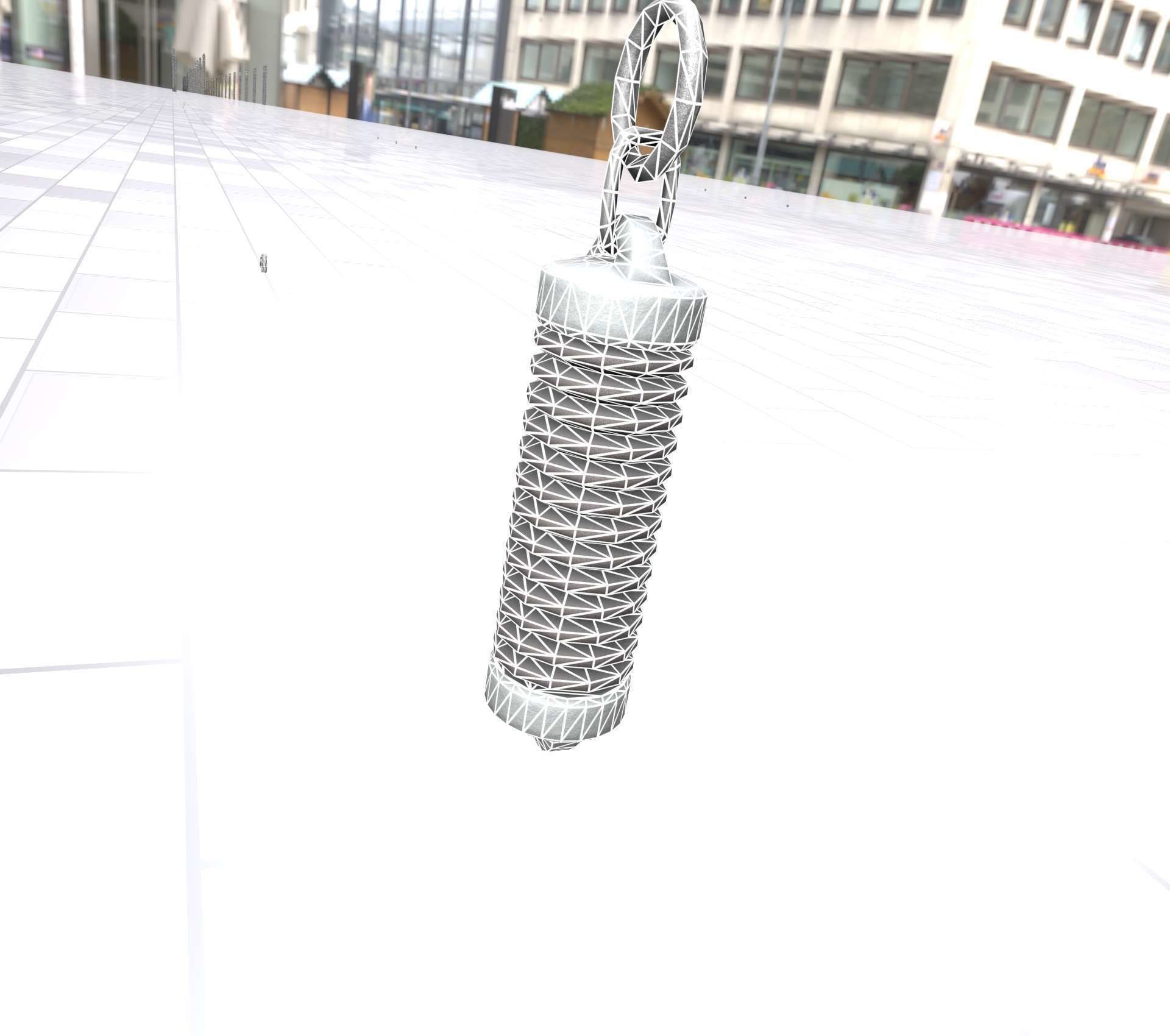 Electricity Poles Insulator 5 - Object 076 Low-poly 3D model_2