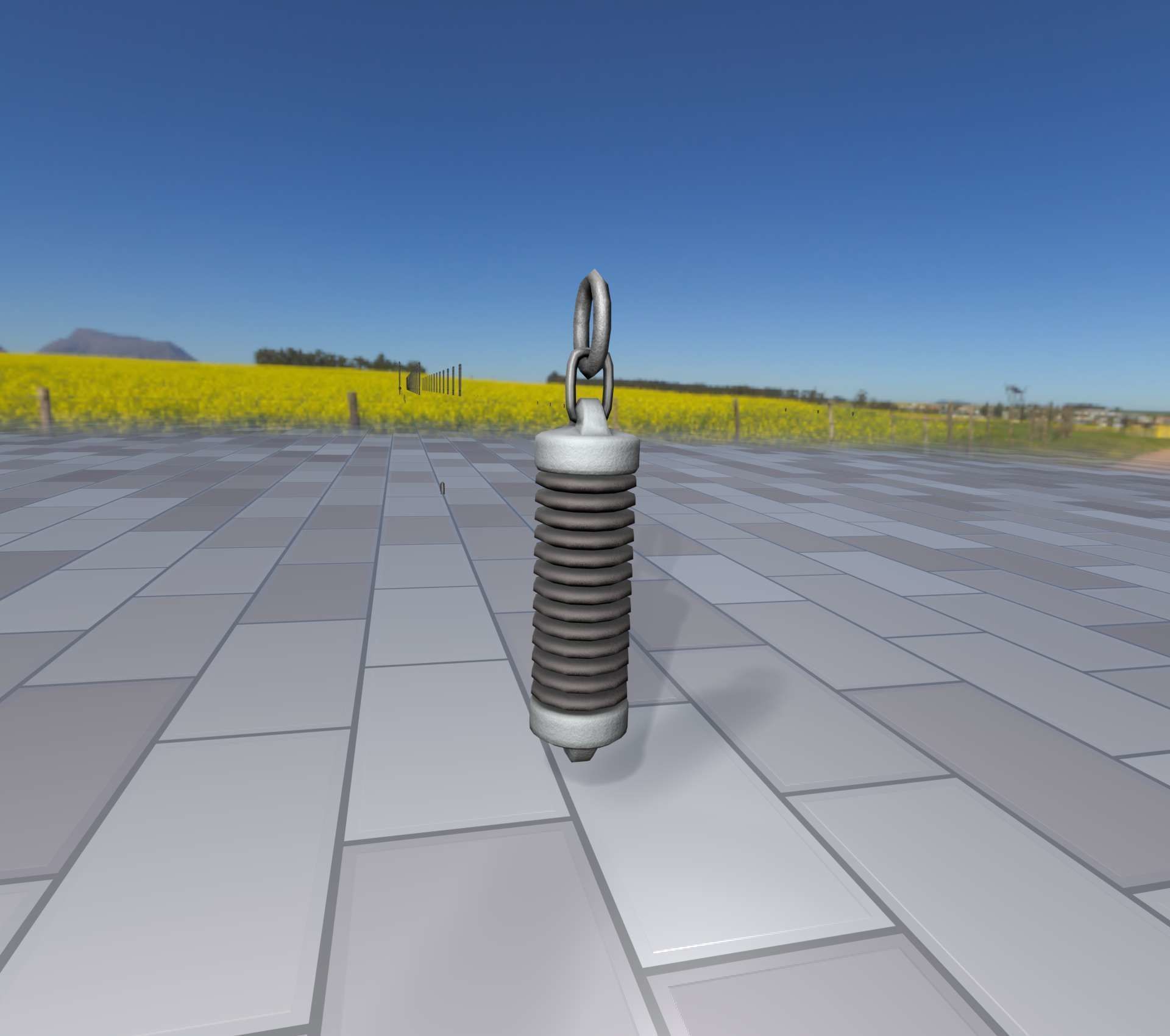 Electricity Poles Insulator 5 - Object 076 Low-poly 3D model_18