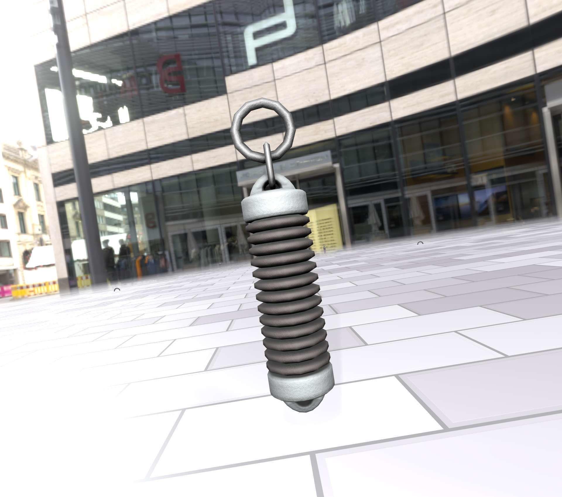 Electricity Poles Insulator 5 - Object 076 Low-poly 3D model_34