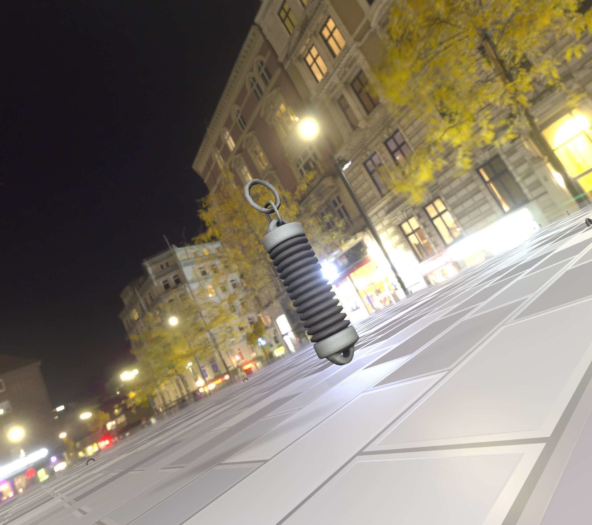 Electricity Poles Insulator 5 - Object 076 Low-poly 3D model_11