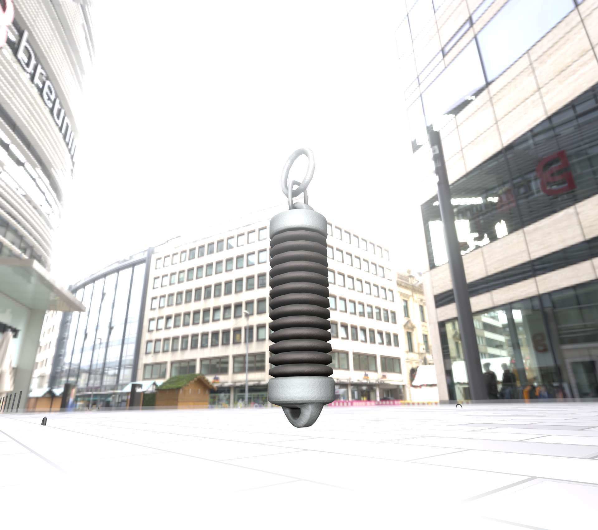 Electricity Poles Insulator 5 - Object 076 Low-poly 3D model_21