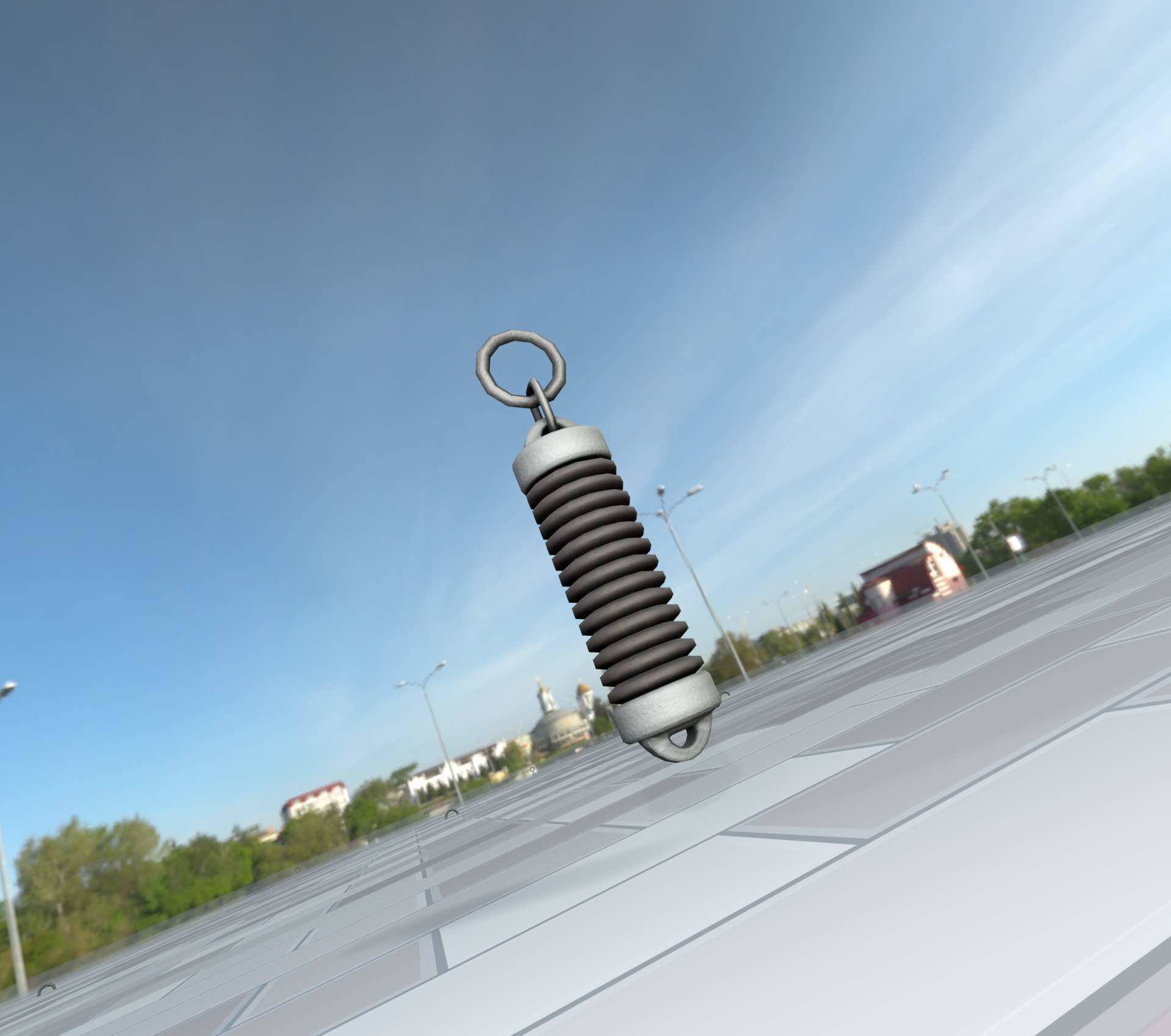 Electricity Poles Insulator 5 - Object 076 Low-poly 3D model_28