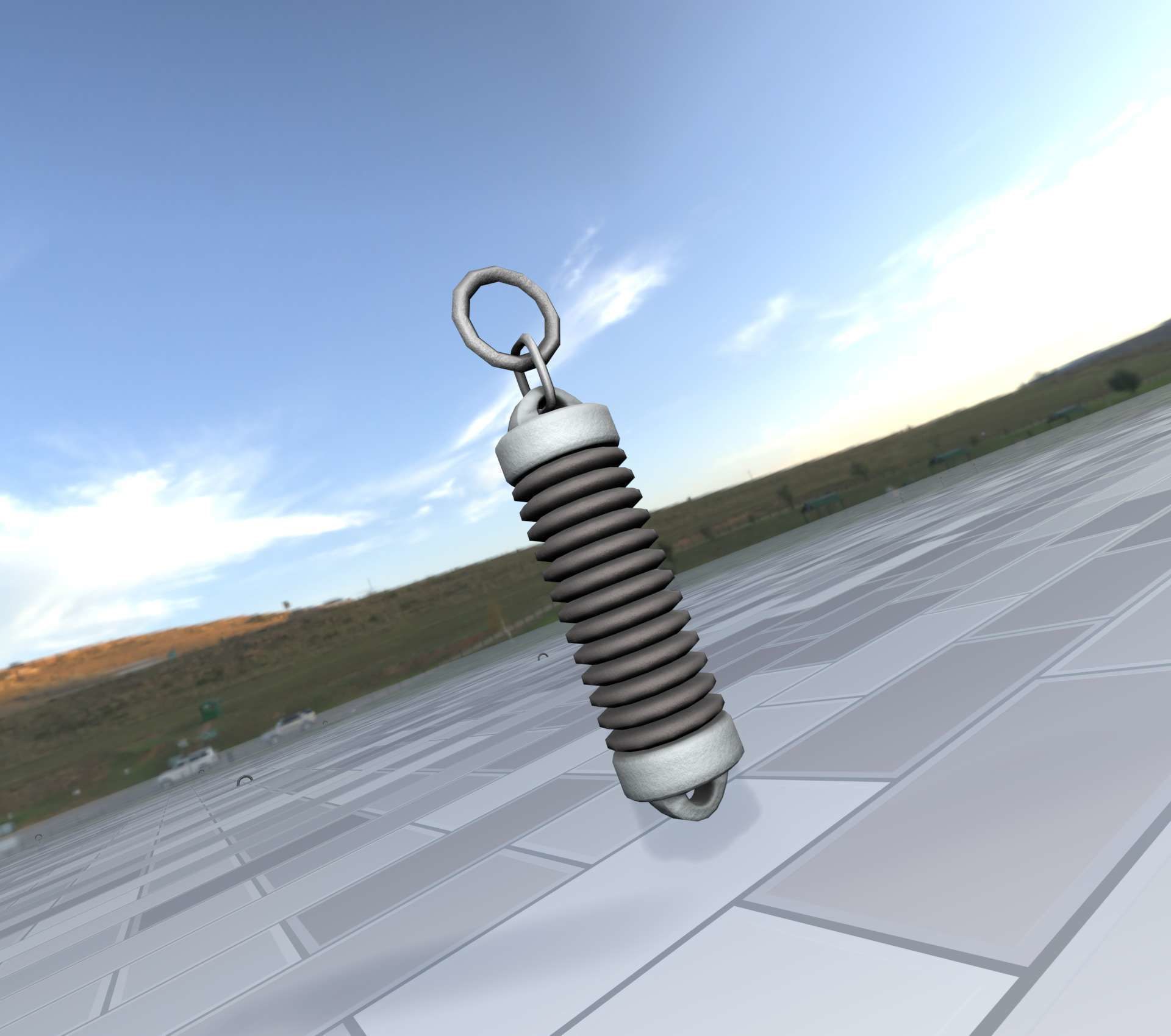 Electricity Poles Insulator 5 - Object 076 Low-poly 3D model_31