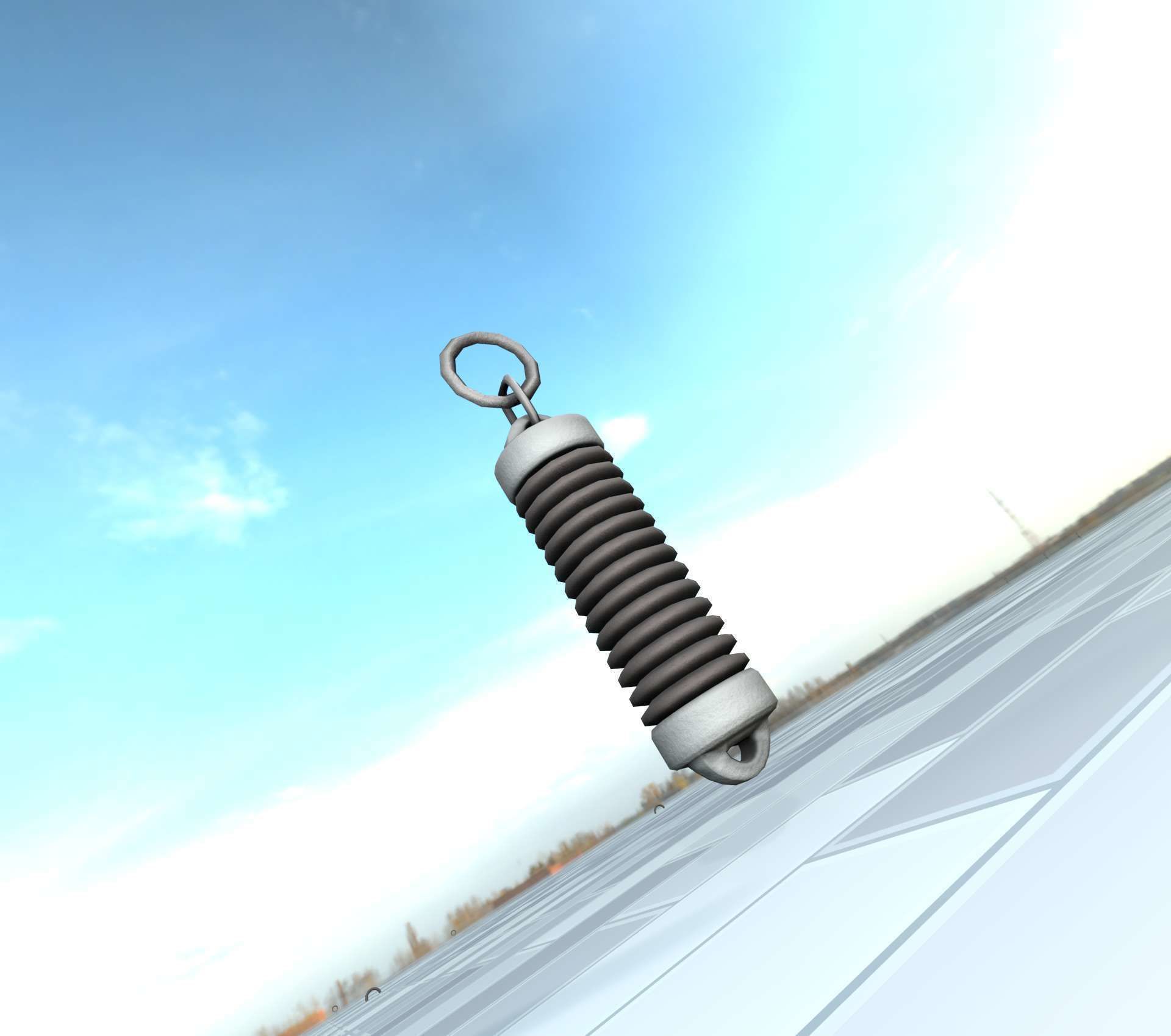 Electricity Poles Insulator 5 - Object 076 Low-poly 3D model_32