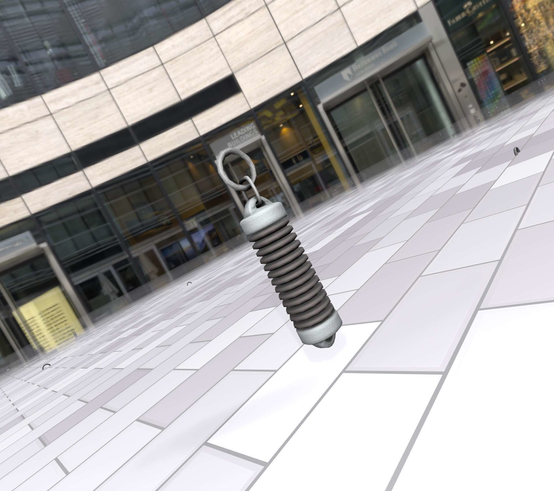 Electricity Poles Insulator 5 - Object 076 Low-poly 3D model_12