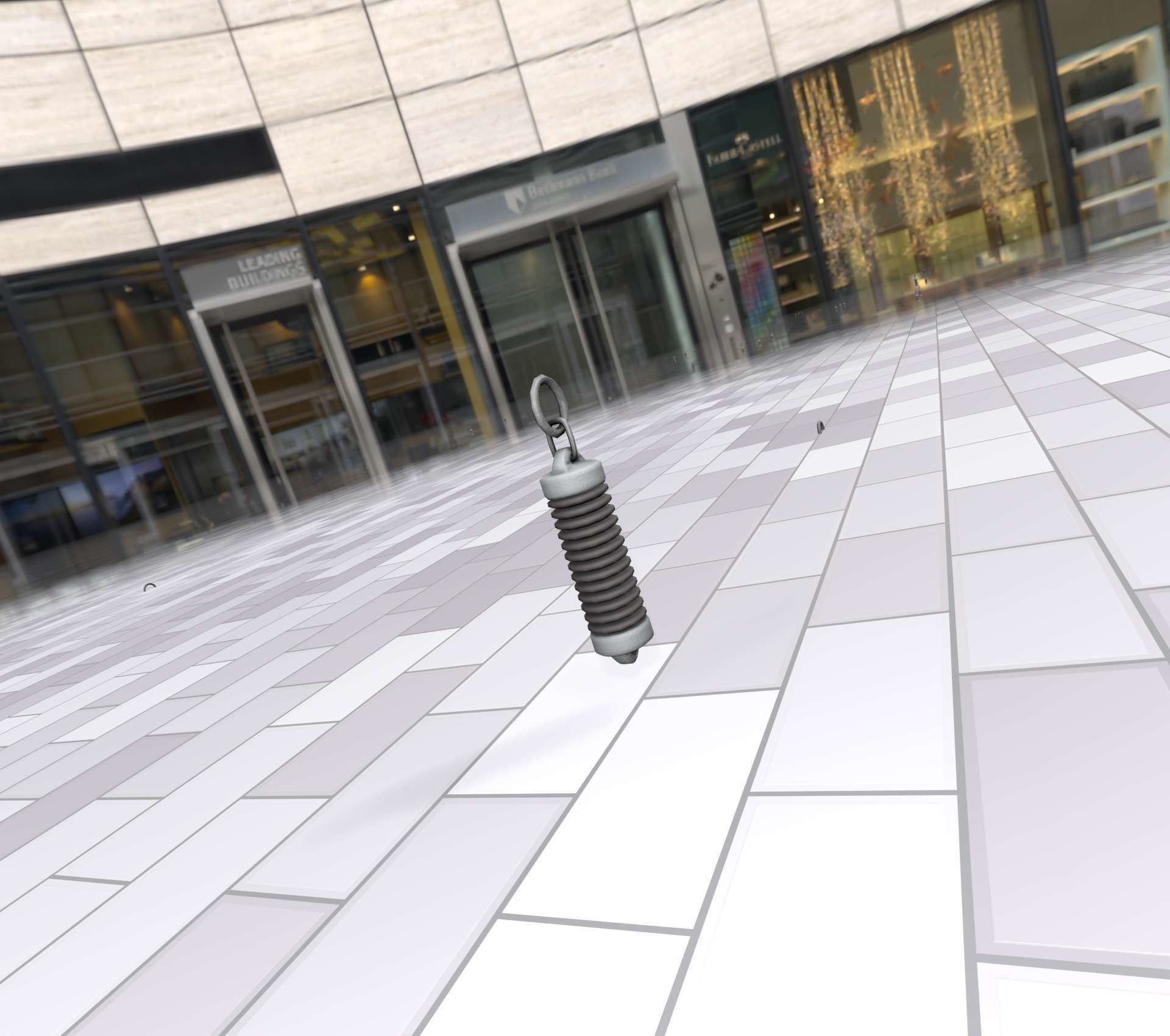 Electricity Poles Insulator 5 - Object 076 Low-poly 3D model_13