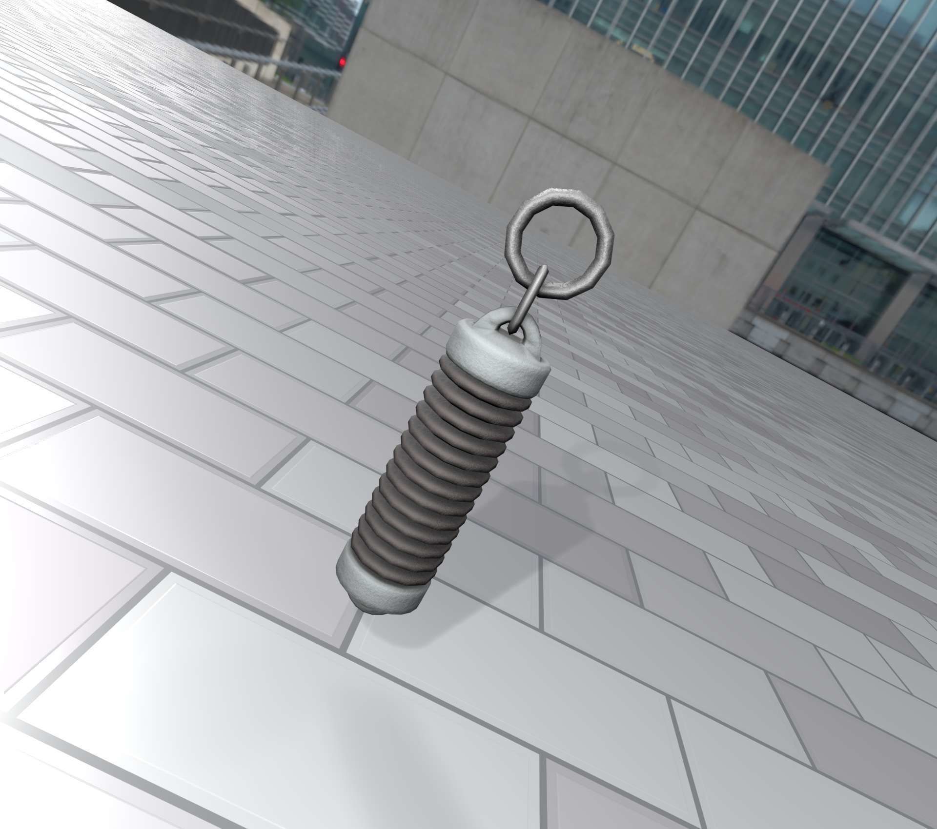 Electricity Poles Insulator 5 - Object 076 Low-poly 3D model_5