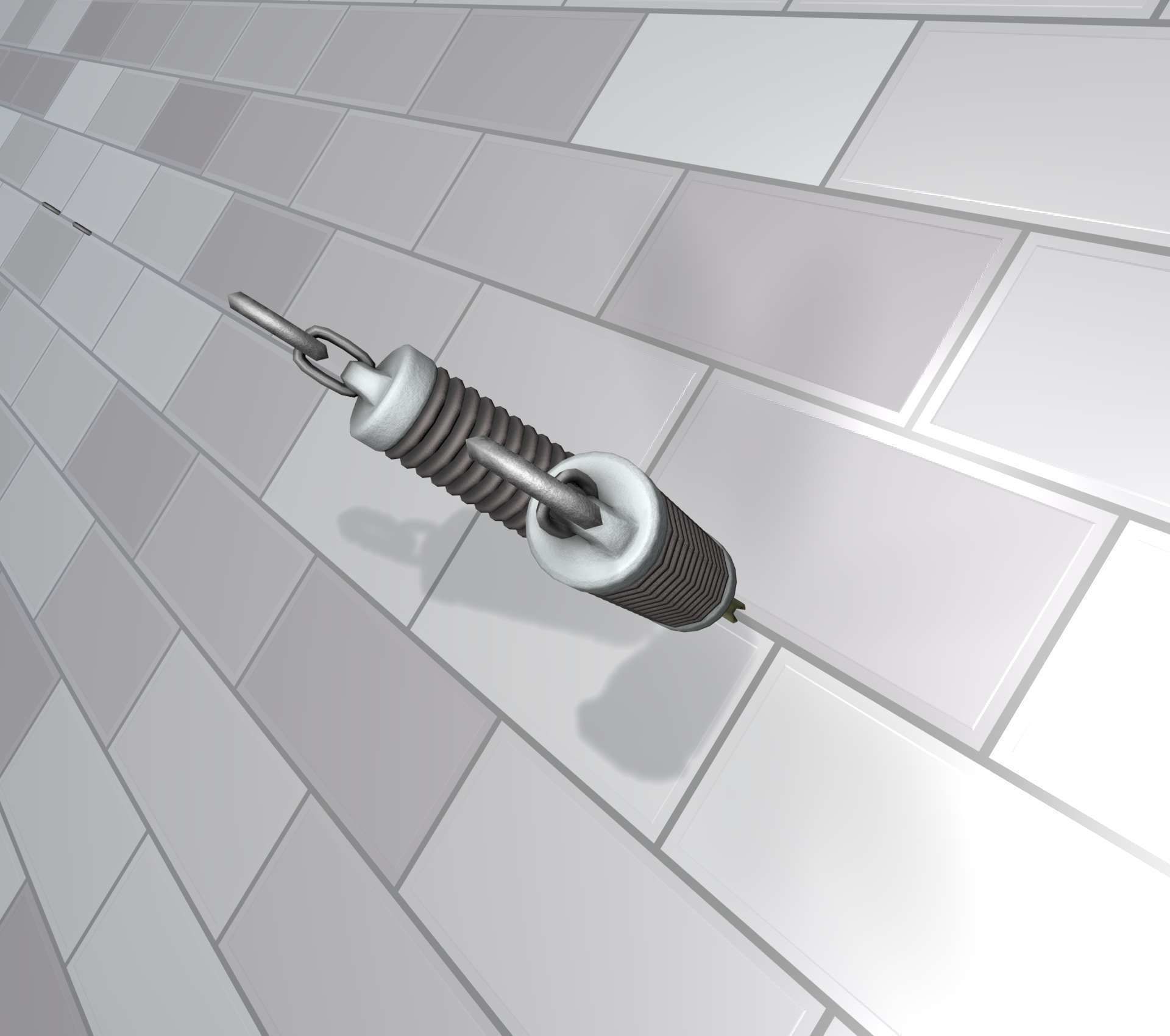 Electricity Poles Ceramic Insulator 7 - Object  078 Low-poly 3D model_8