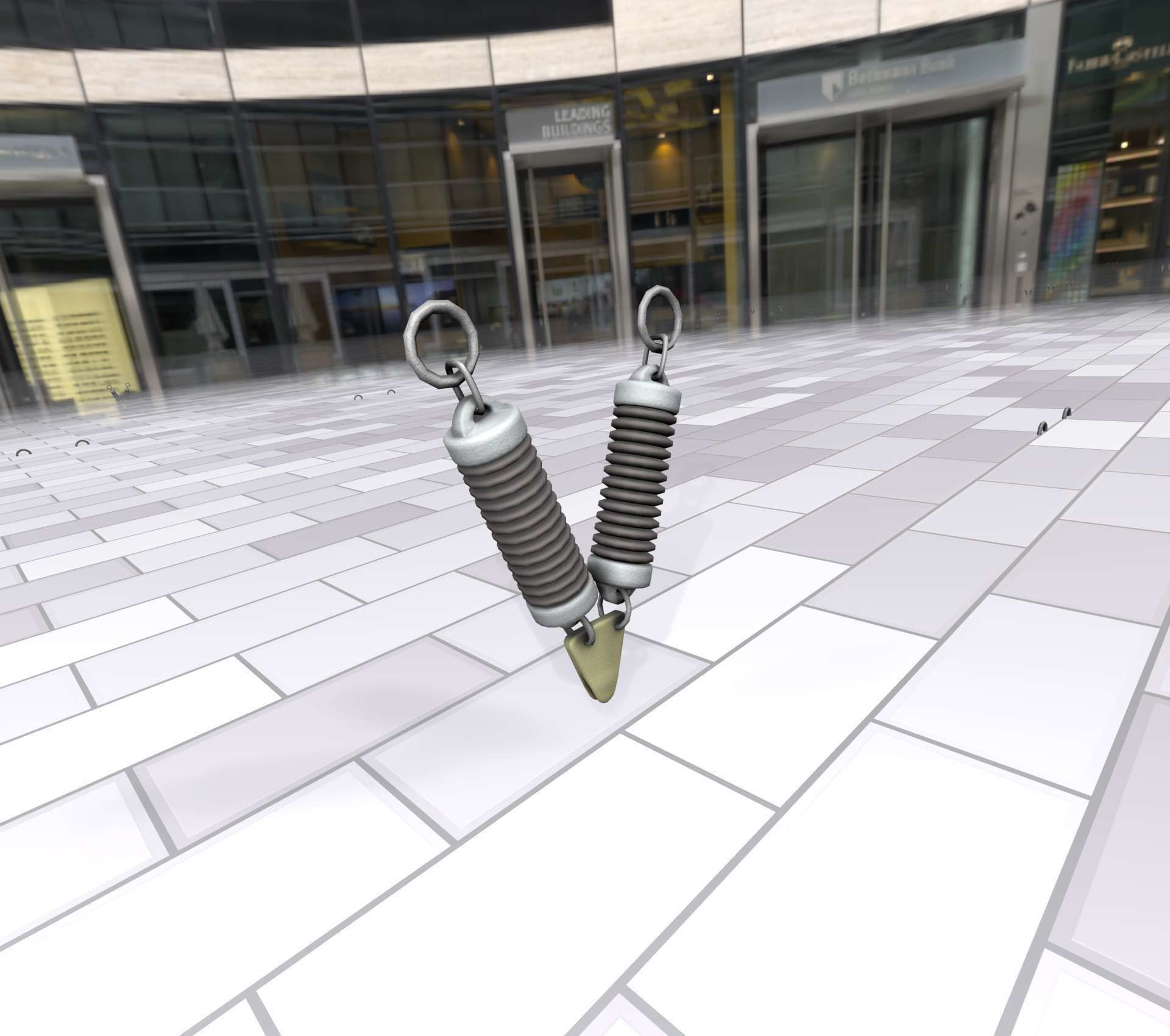 Electricity Poles Ceramic Insulator 7 - Object  078 Low-poly 3D model_15