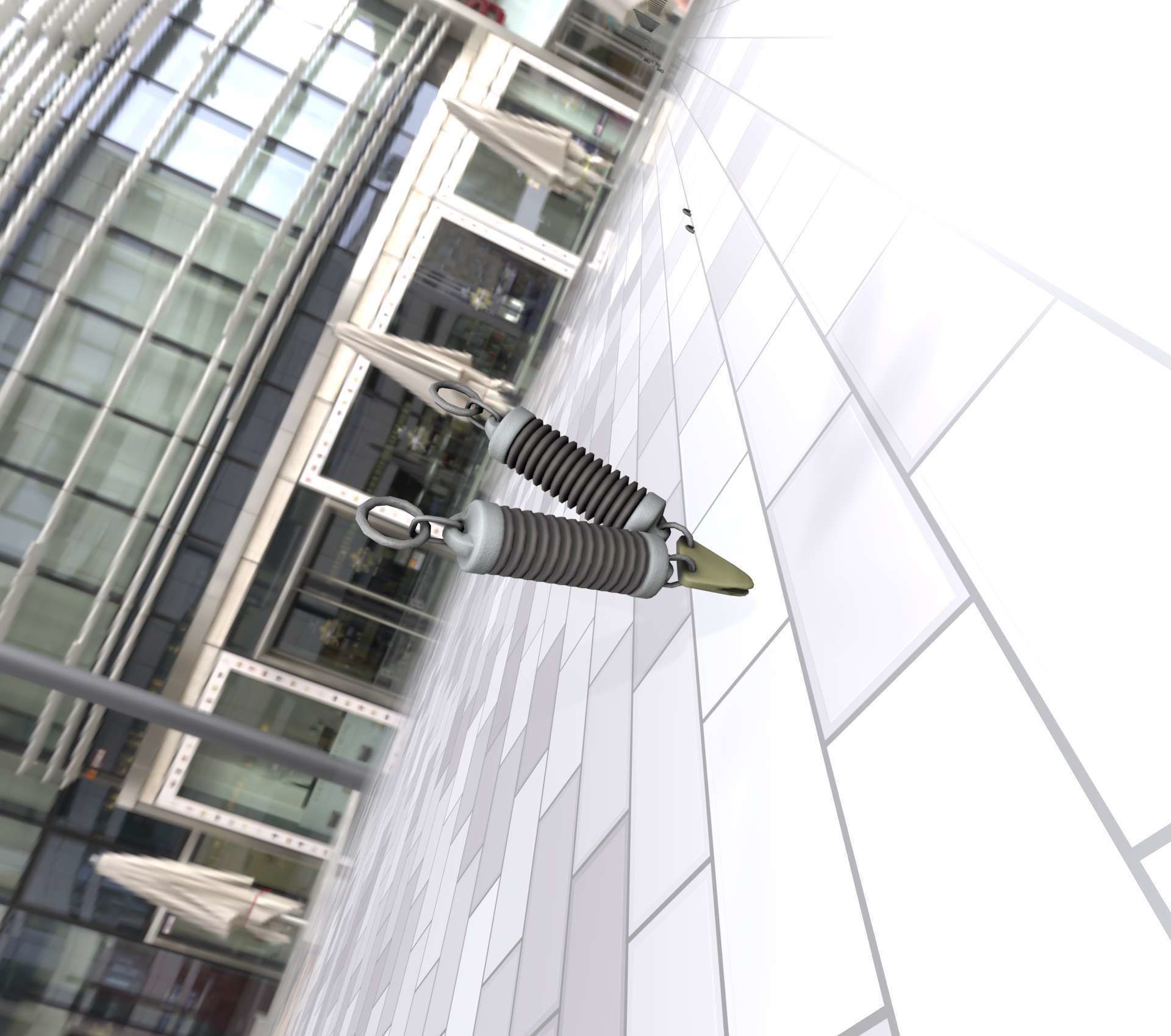 Electricity Poles Ceramic Insulator 7 - Object  078 Low-poly 3D model_43