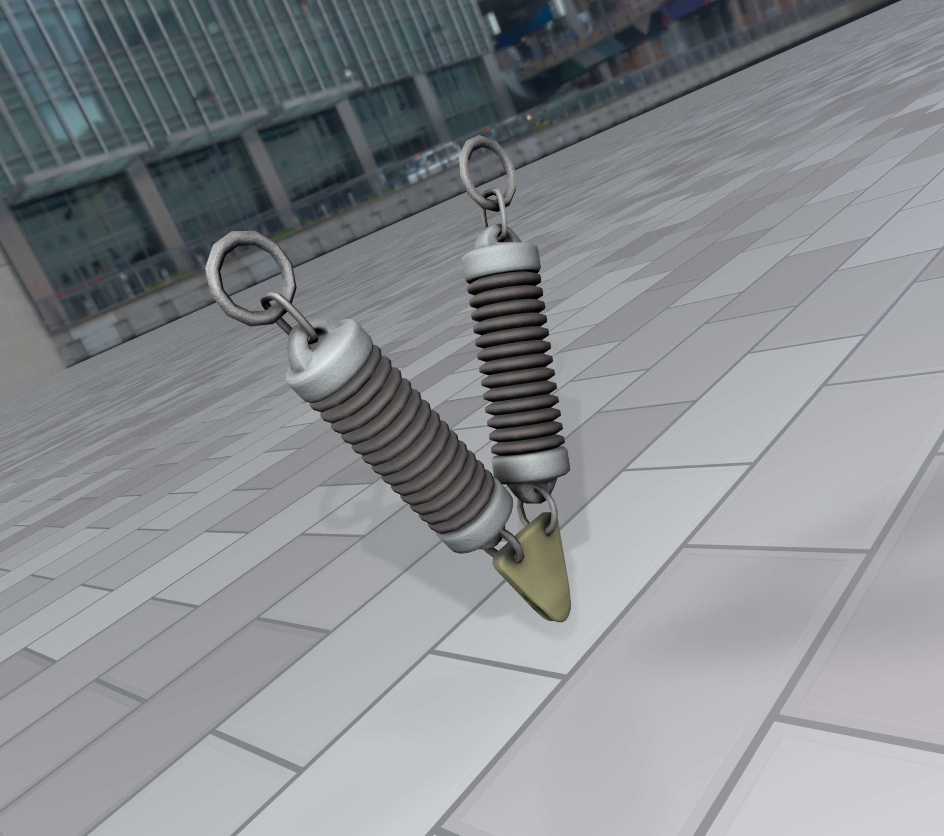 Electricity Poles Ceramic Insulator 7 - Object  078 Low-poly 3D model_5