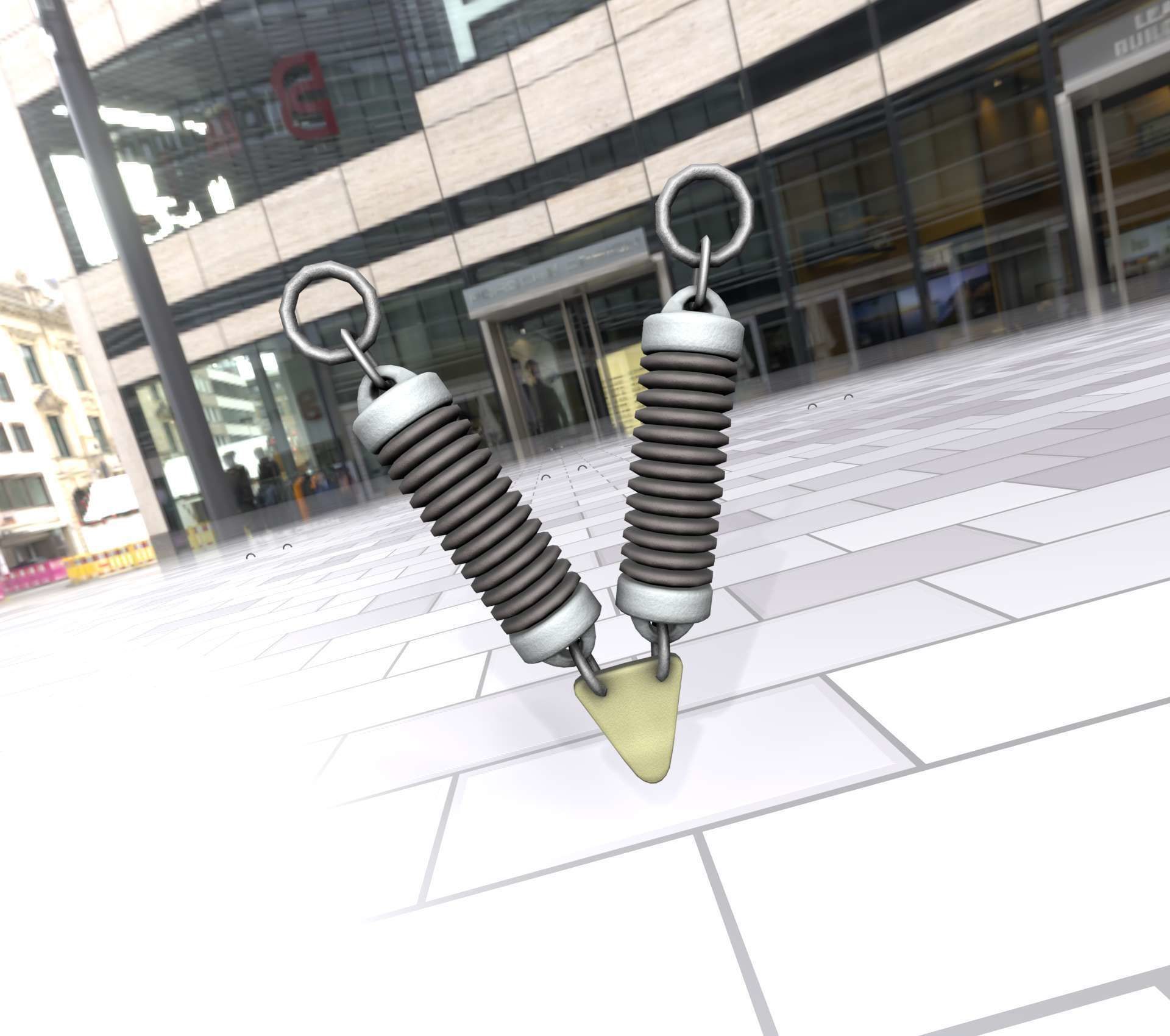 Electricity Poles Ceramic Insulator 7 - Object  078 Low-poly 3D model_14