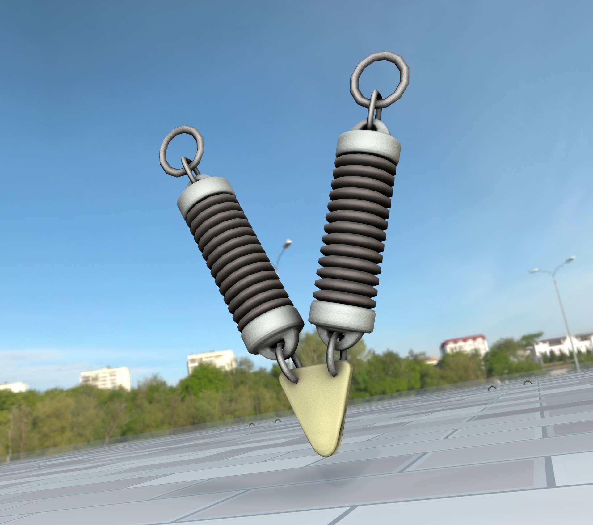Electricity Poles Ceramic Insulator 7 - Object  078 Low-poly 3D model_30