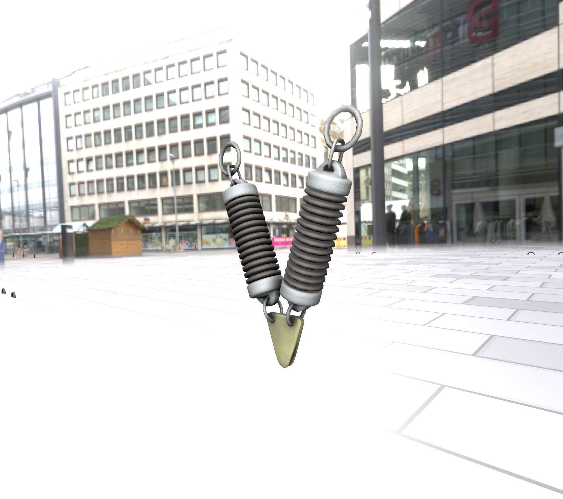 Electricity Poles Ceramic Insulator 7 - Object  078 Low-poly 3D model_34