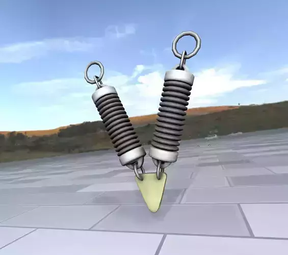 Electricity Poles Ceramic Insulator 7 - Object  078 Low-poly 3D model