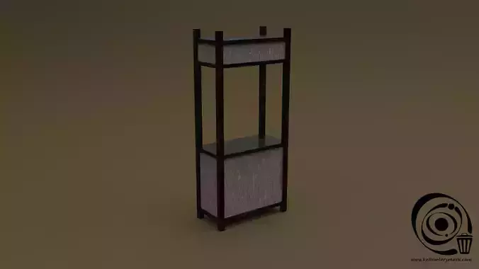 Trade stand 04 R Low-poly 3D model