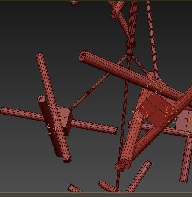 Olvidada Chandelier Lamp 3D model_10