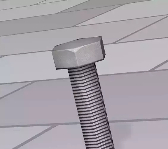 Low-Poly Screw 3 - Object  083