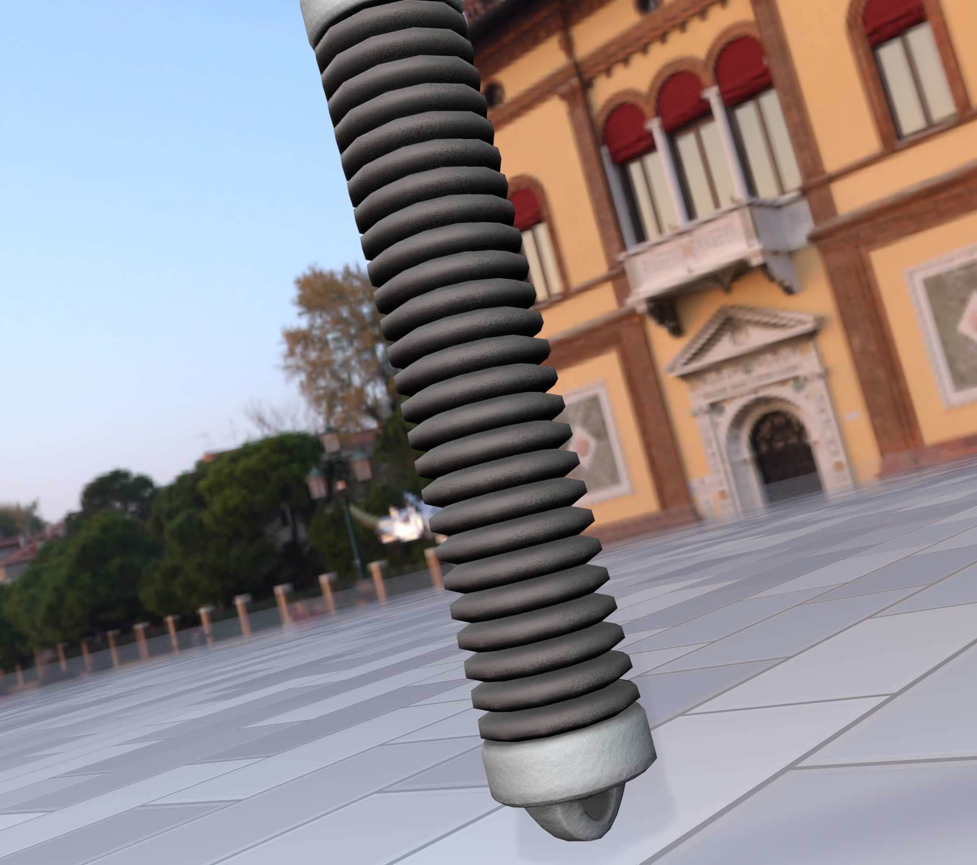 Electricity Poles Ceramic Insulator 8 - Object 087 Low-poly 3D model_7