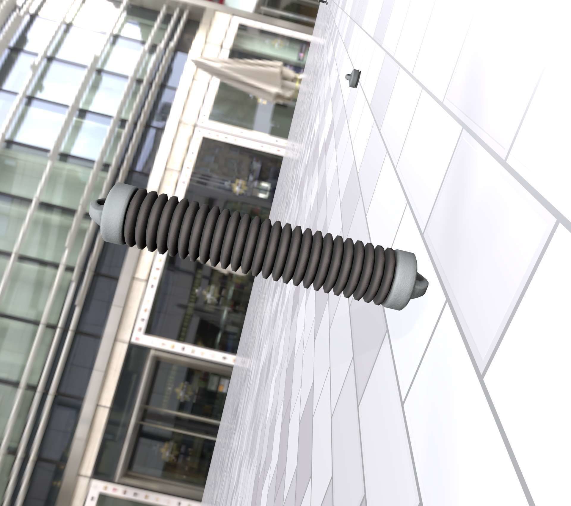 Electricity Poles Ceramic Insulator 8 - Object 087 Low-poly 3D model_49