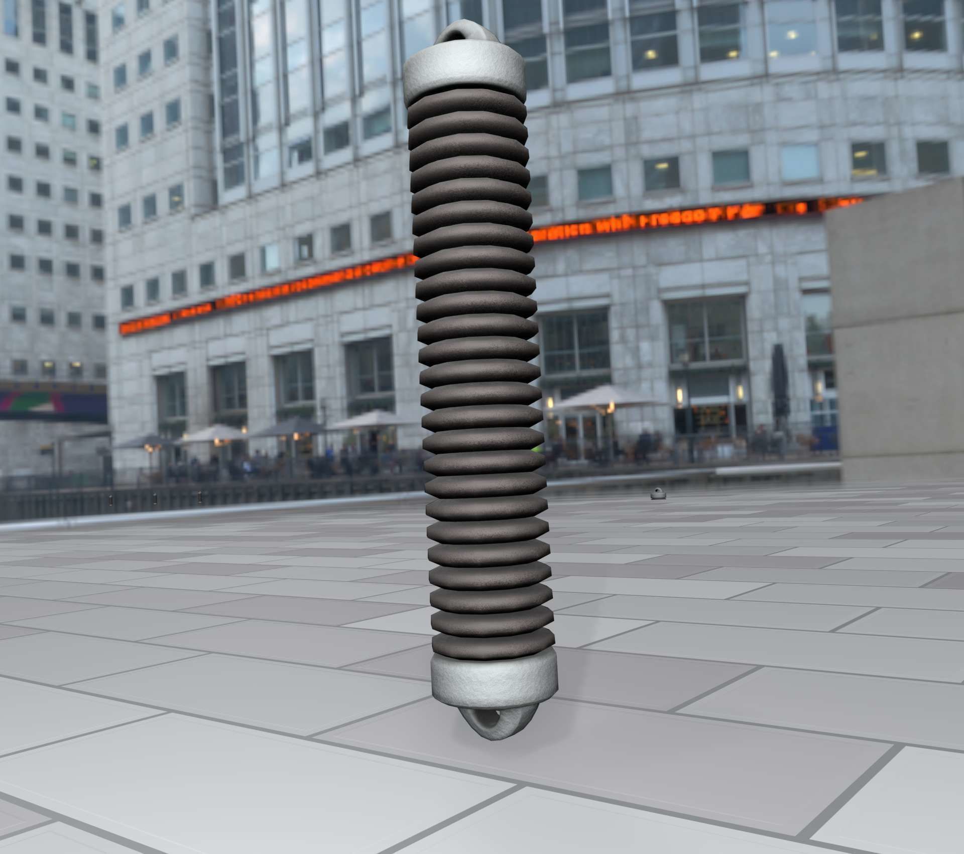 Electricity Poles Ceramic Insulator 8 - Object 087 Low-poly 3D model_38