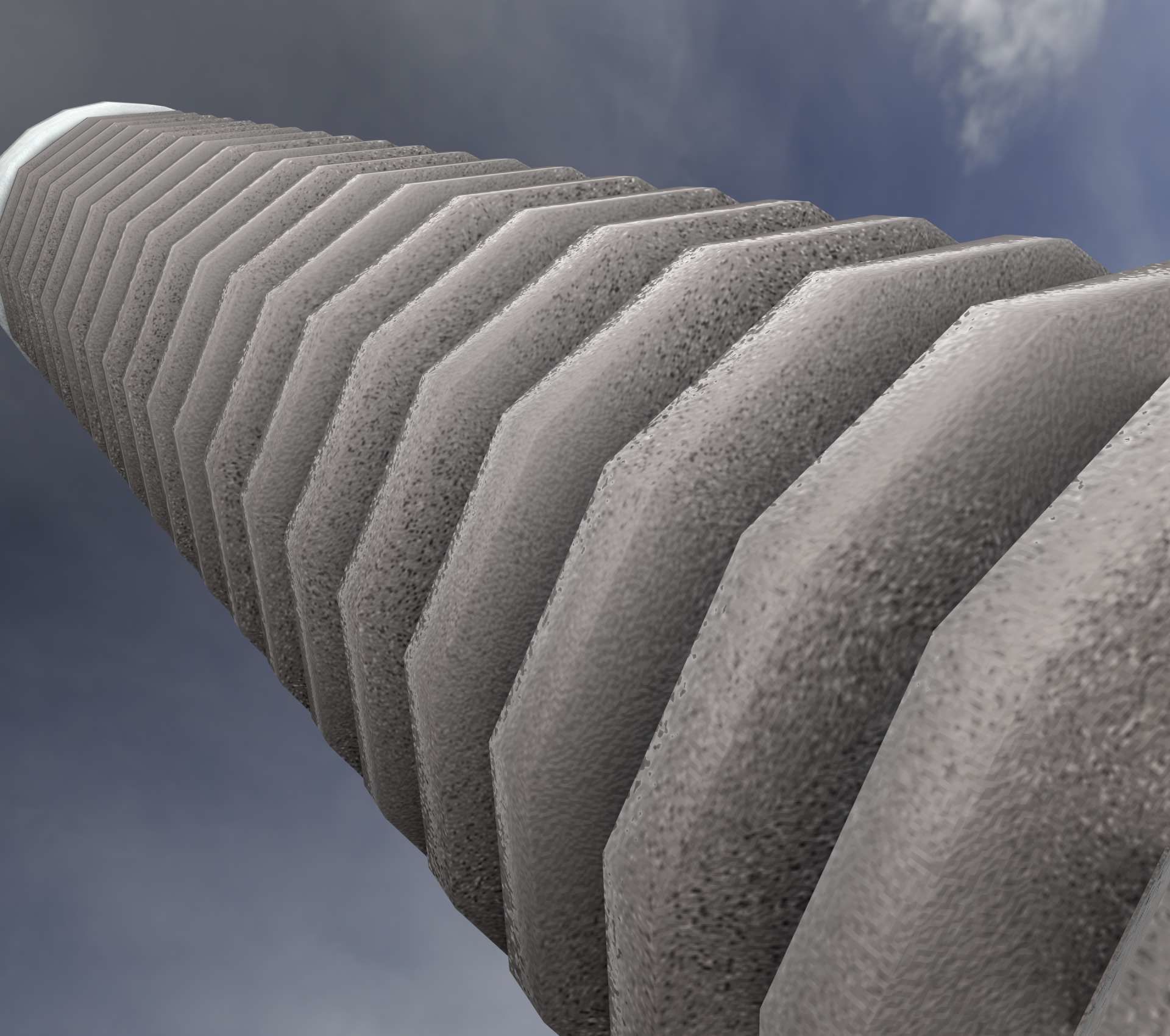 Electricity Poles Ceramic Insulator 8 - Object 087 Low-poly 3D model_29