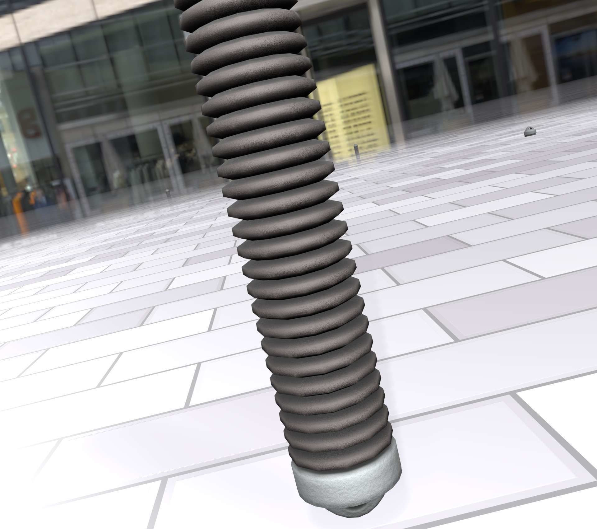 Electricity Poles Ceramic Insulator 8 - Object 087 Low-poly 3D model_13