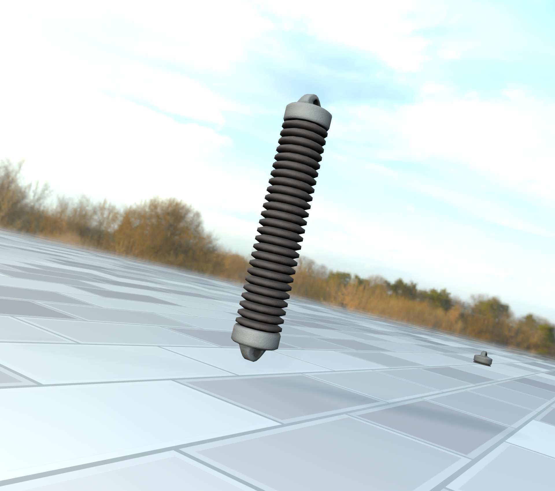 Electricity Poles Ceramic Insulator 8 - Object 087 Low-poly 3D model_21