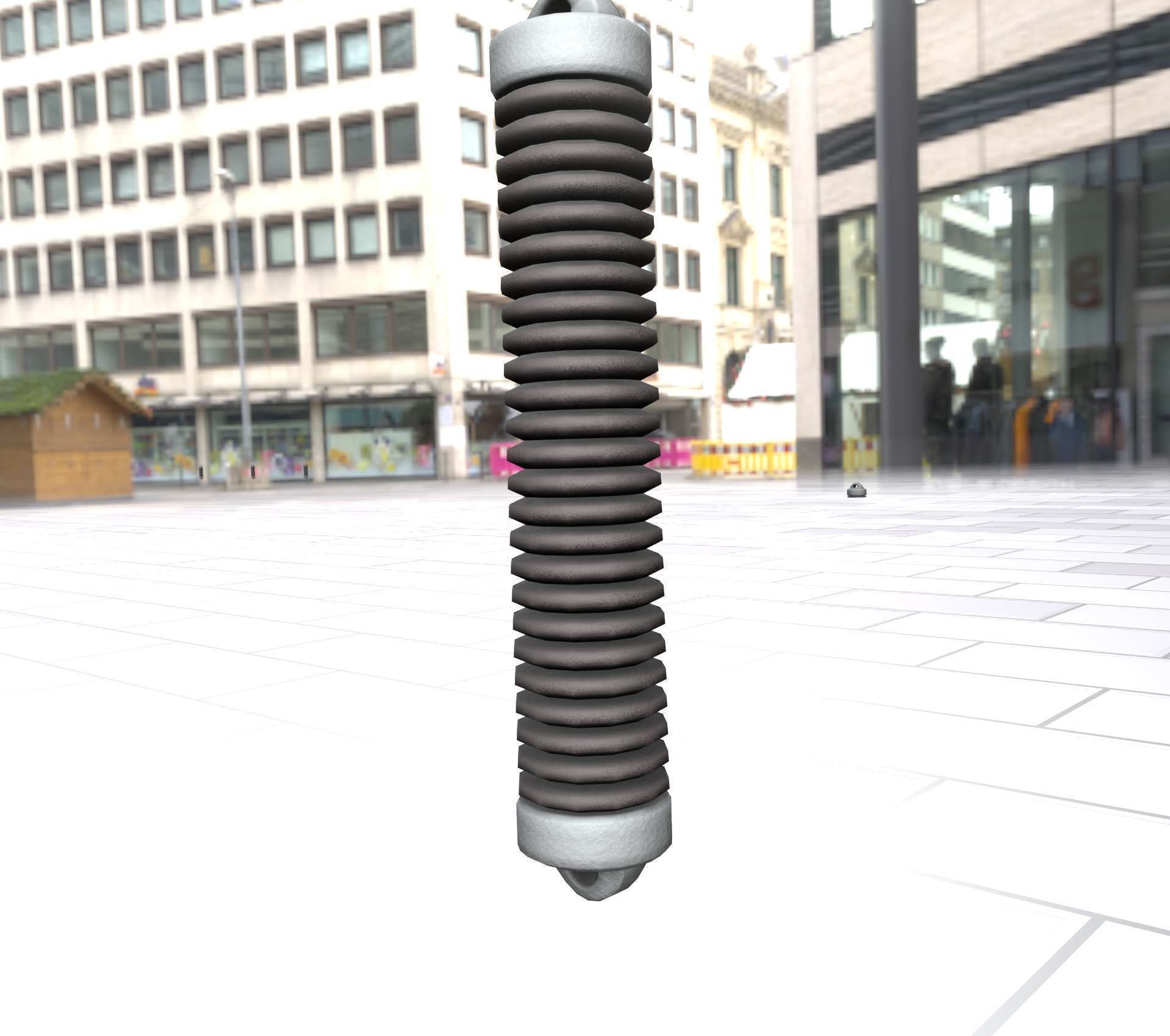 Electricity Poles Ceramic Insulator 8 - Object 087 Low-poly 3D model_34