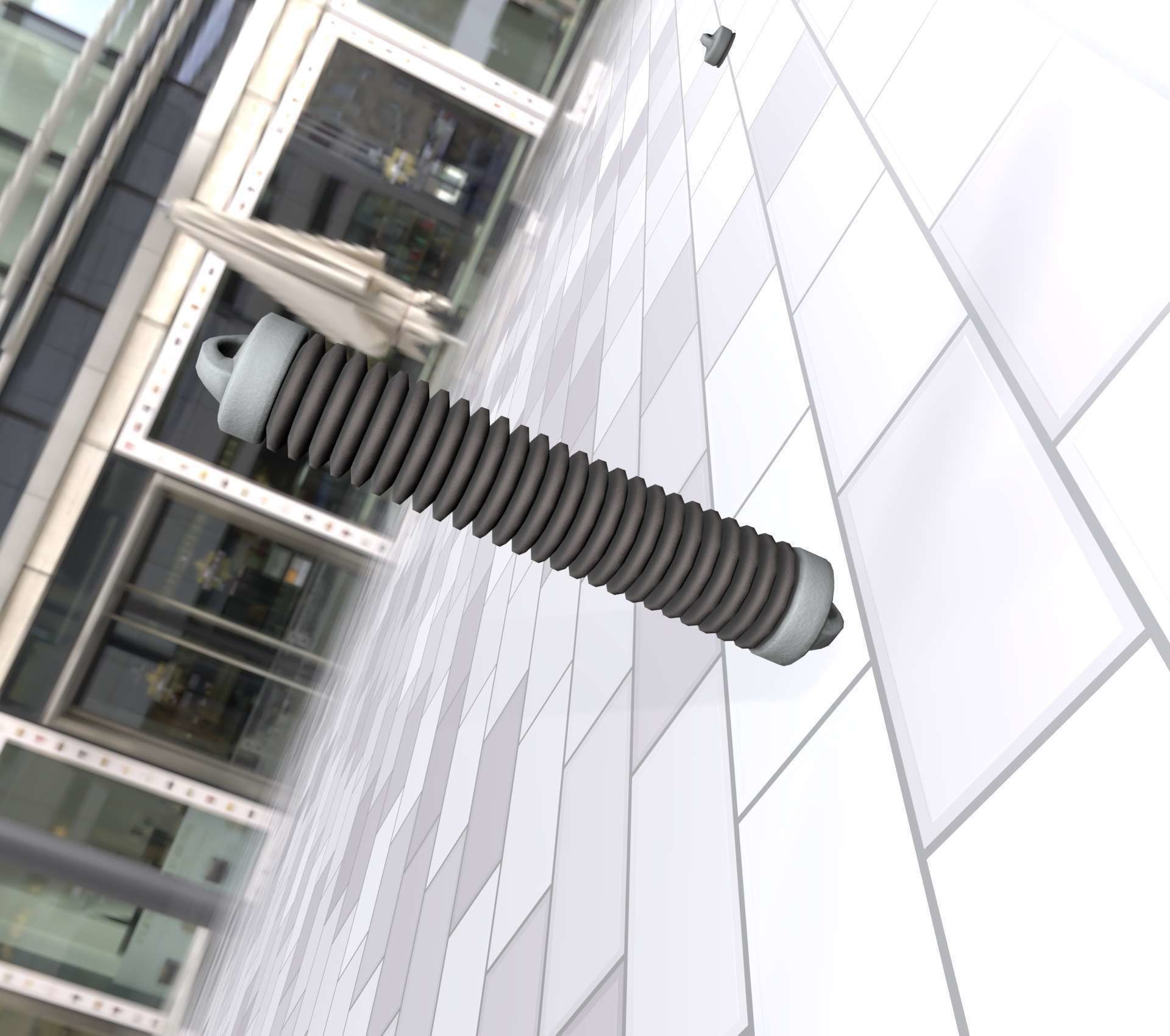 Electricity Poles Ceramic Insulator 8 - Object 087 Low-poly 3D model_43