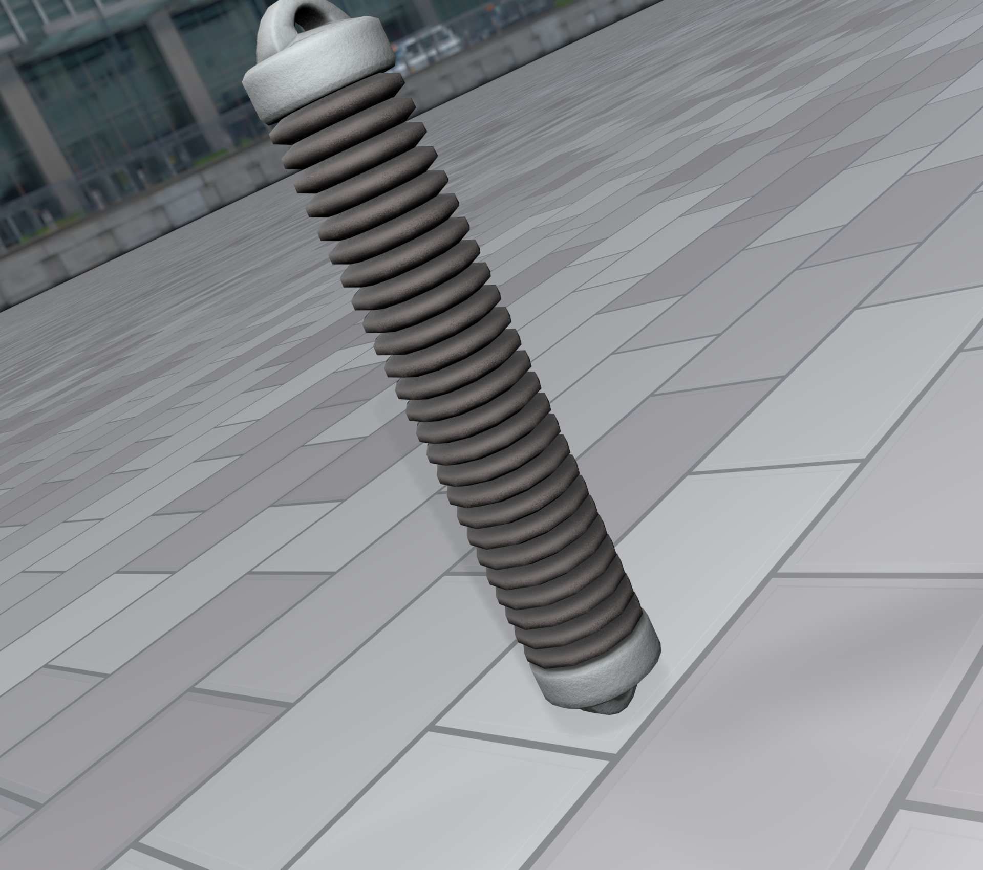 Electricity Poles Ceramic Insulator 8 - Object 087 Low-poly 3D model_5