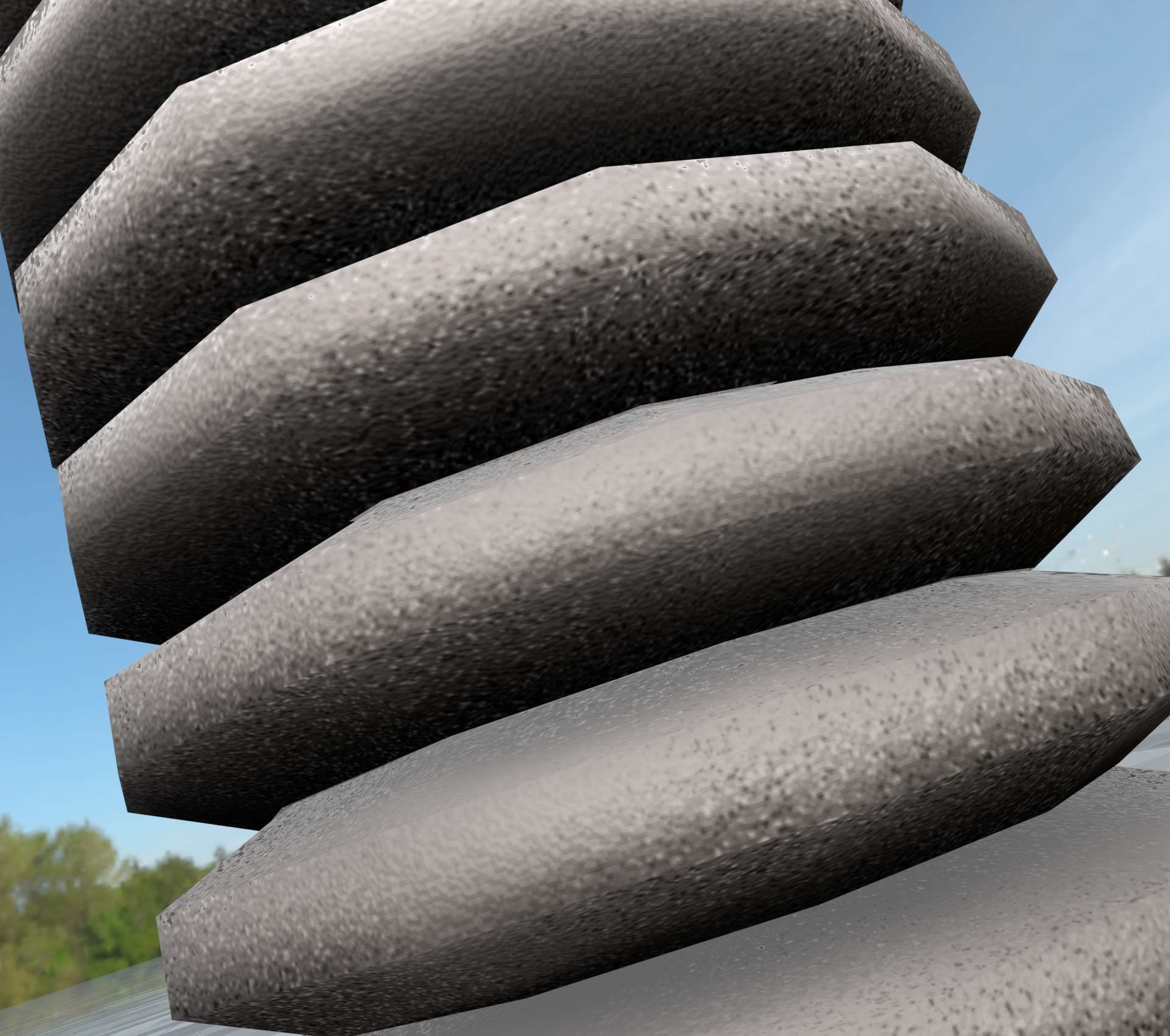 Electricity Poles Ceramic Insulator 8 - Object 087 Low-poly 3D model_30