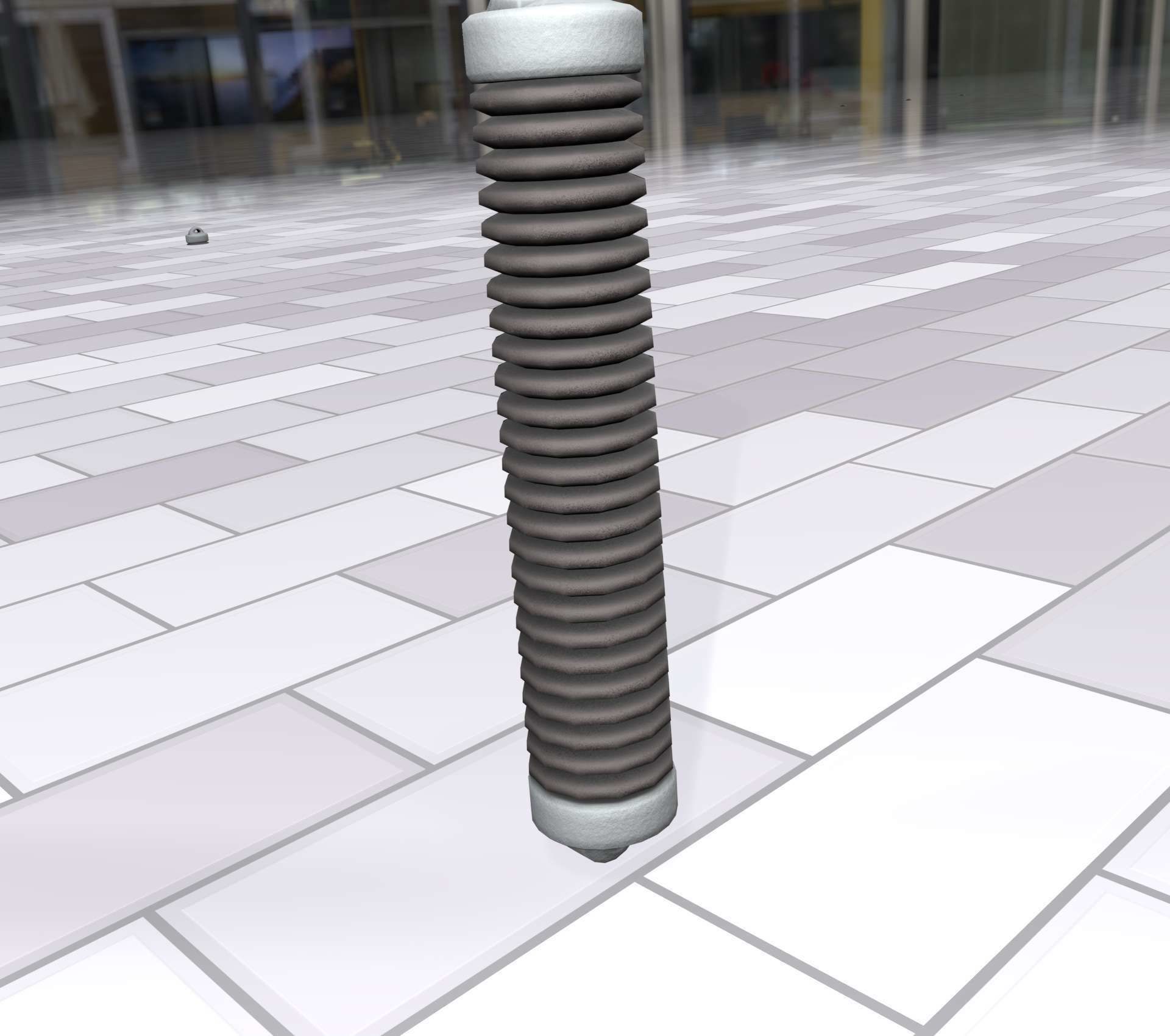 Electricity Poles Ceramic Insulator 8 - Object 087 Low-poly 3D model_14