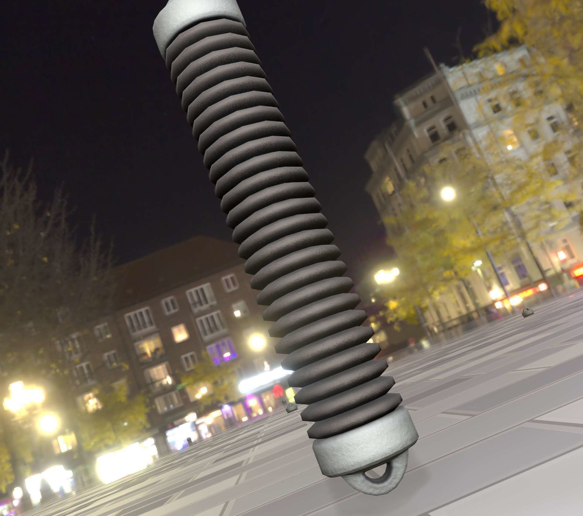 Electricity Poles Ceramic Insulator 8 - Object 087 Low-poly 3D model_12