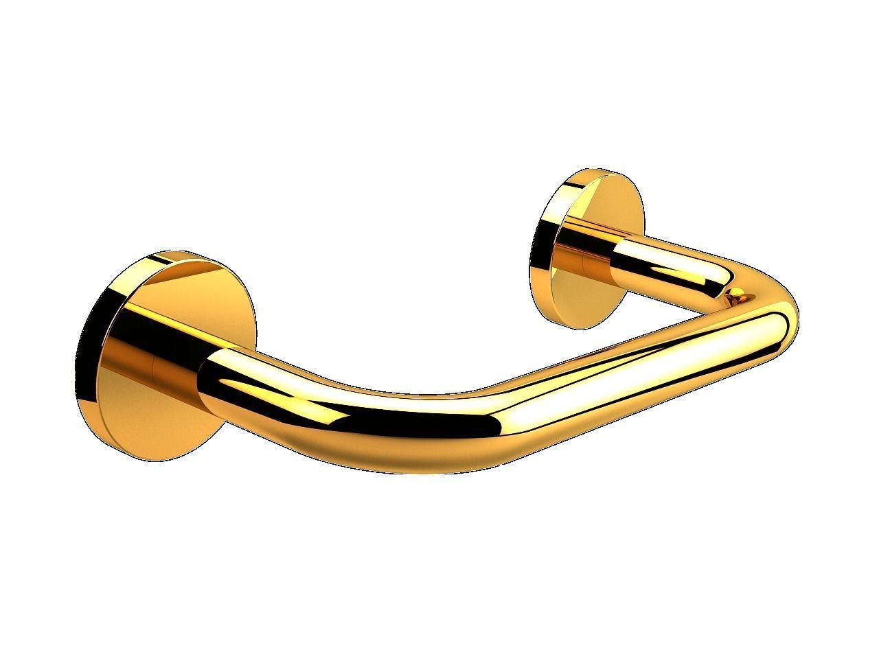 Handle  Bath Handle 20cm 3D model_1