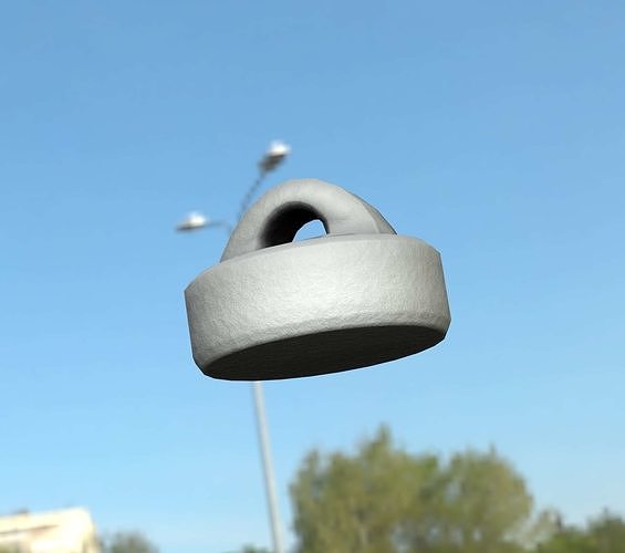 Isolator Part 1 - Object 091 Low-poly 3D model