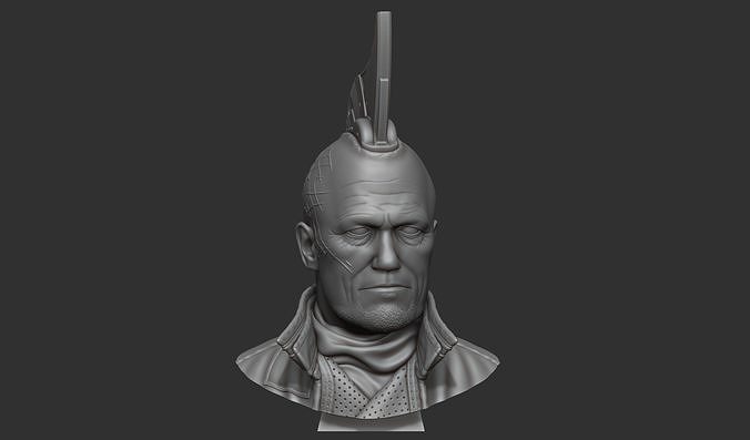 Yondu Udonta bust 3D print model