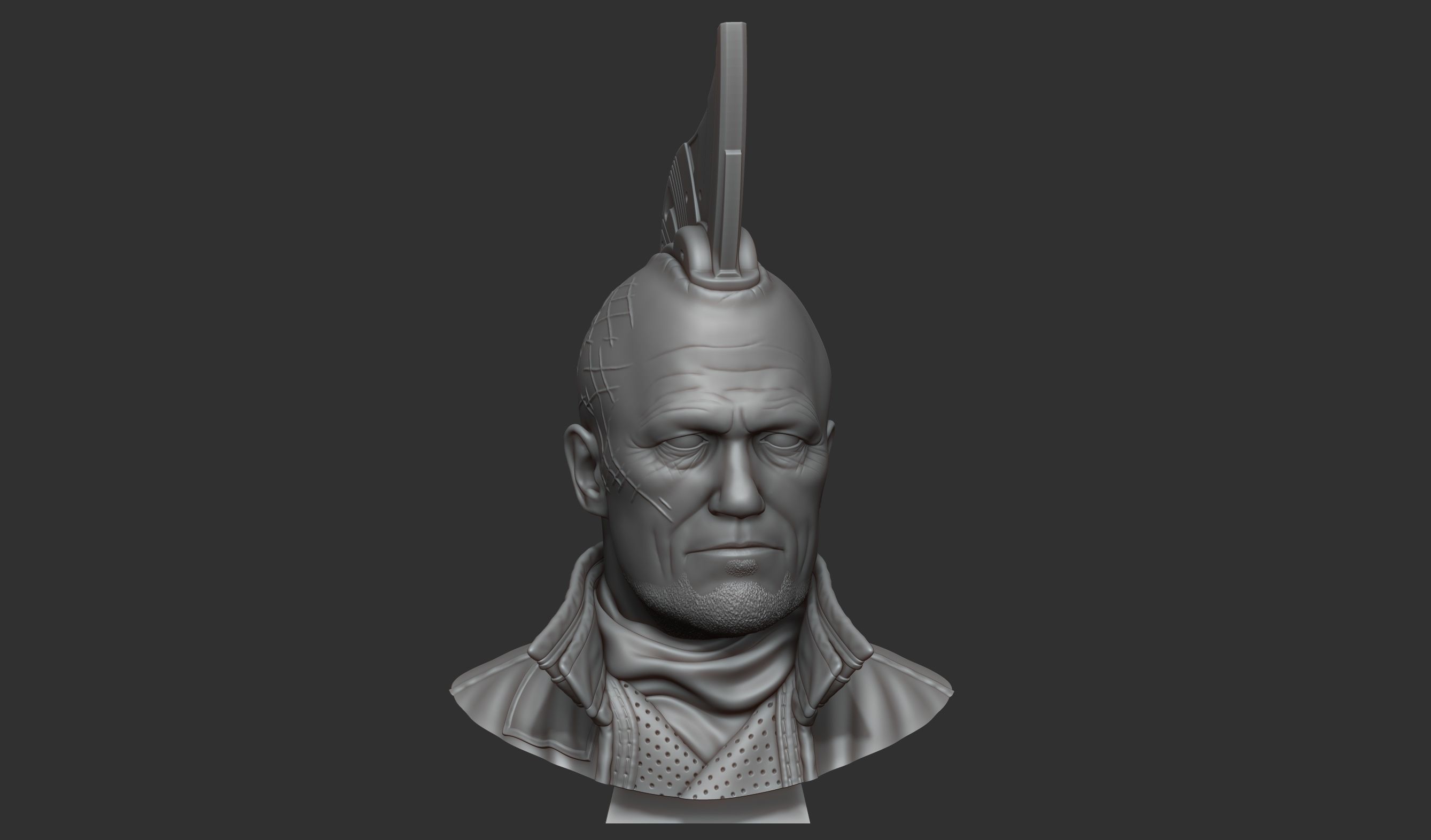 Yondu Udonta bust 3D print model_0