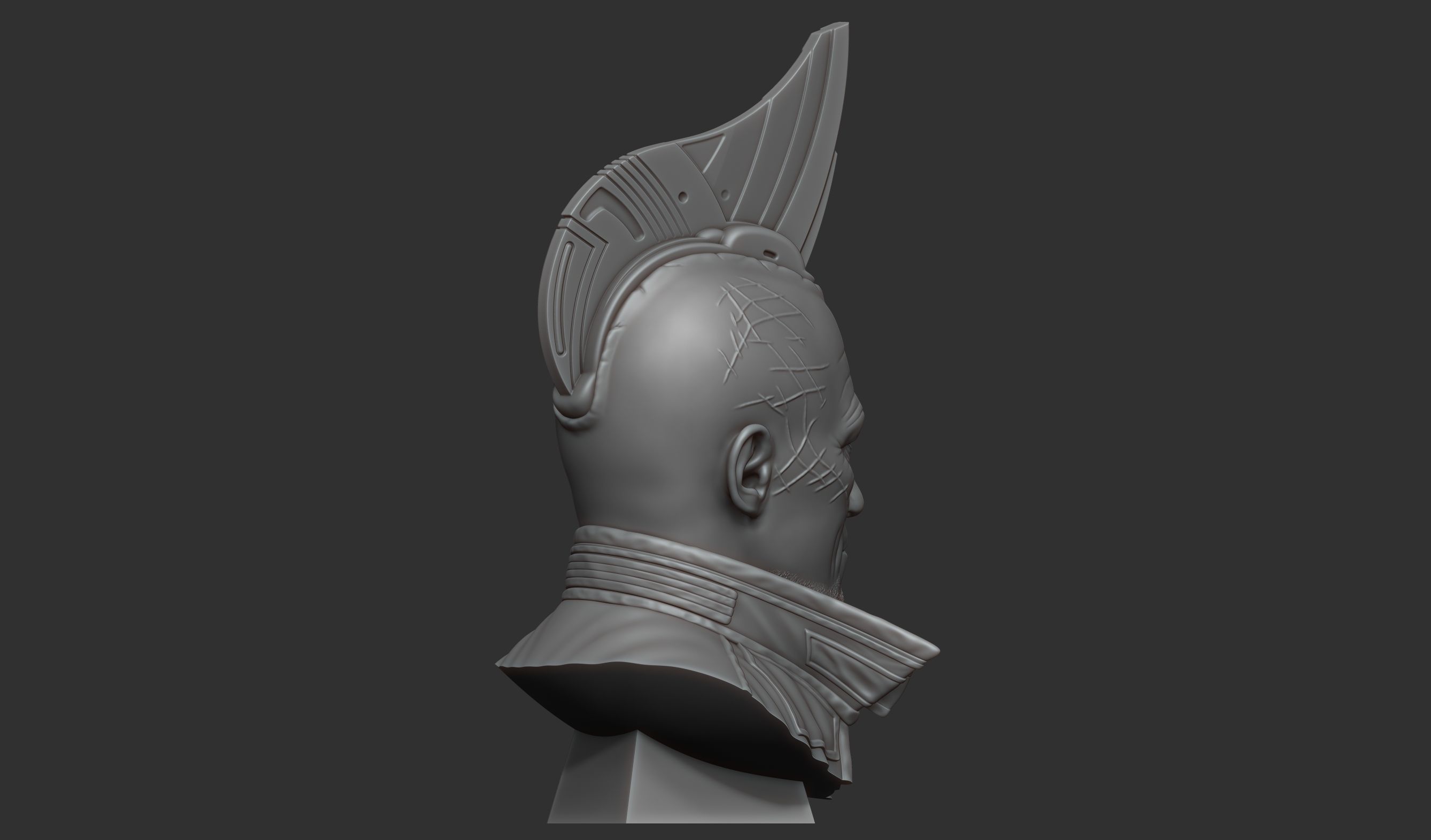 Yondu Udonta bust 3D print model_7