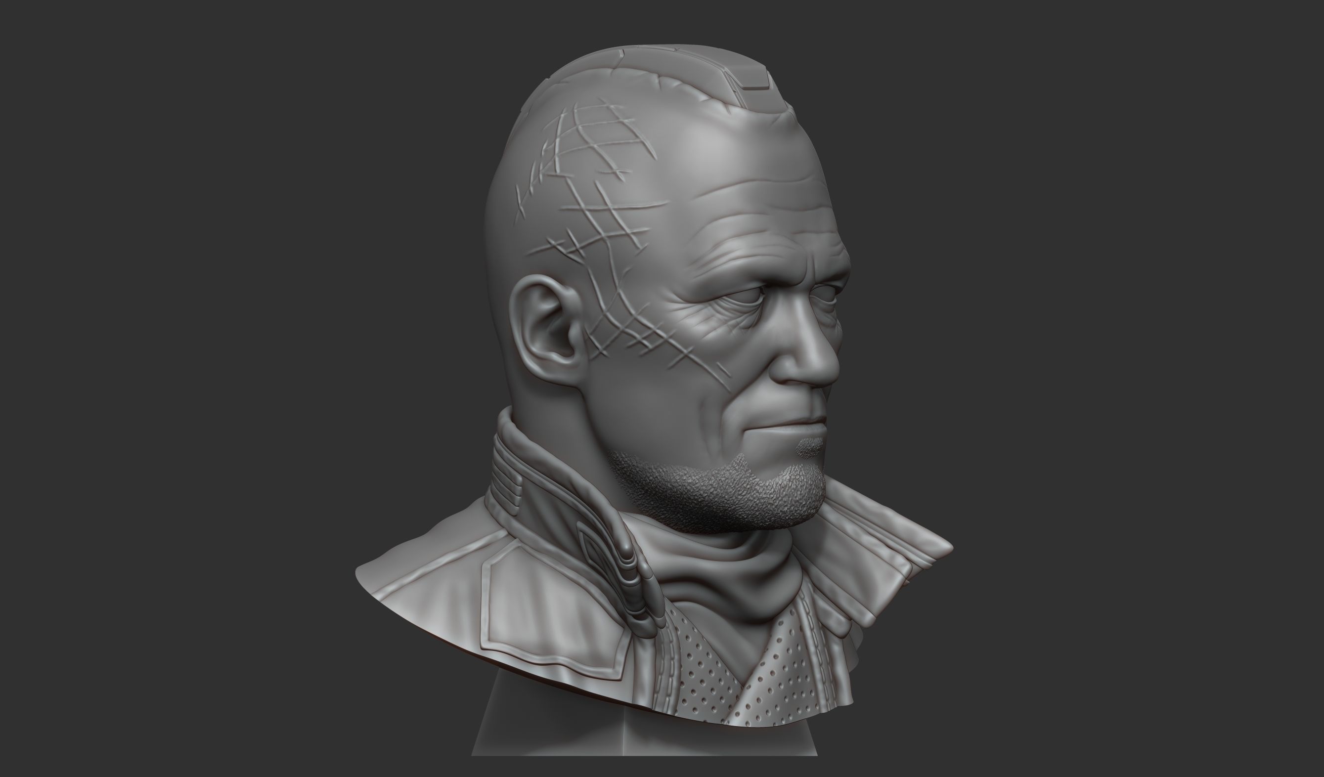 Yondu Udonta bust 3D print model_6