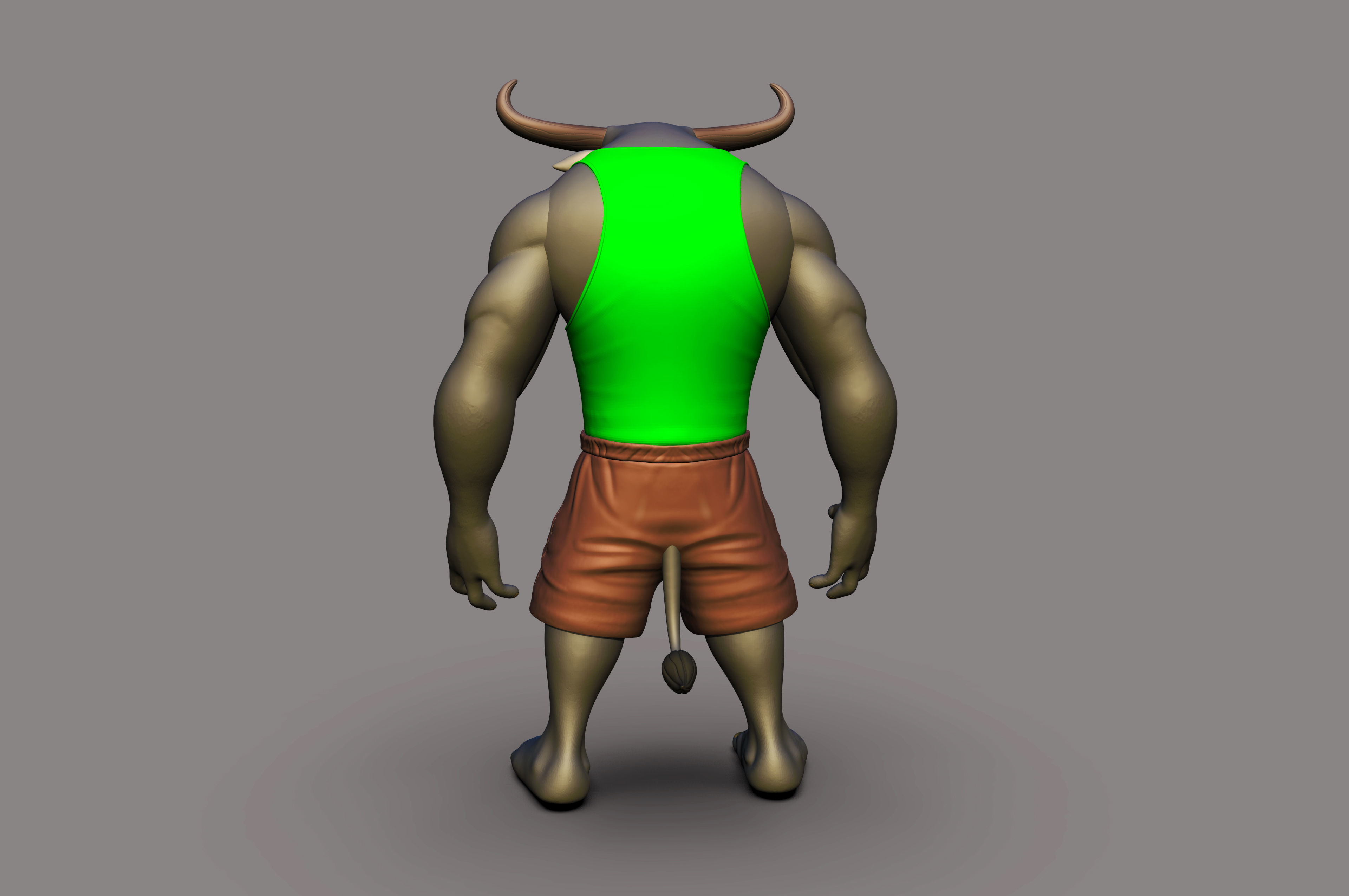 Angry Bull 3D printable Model 3D print model_15