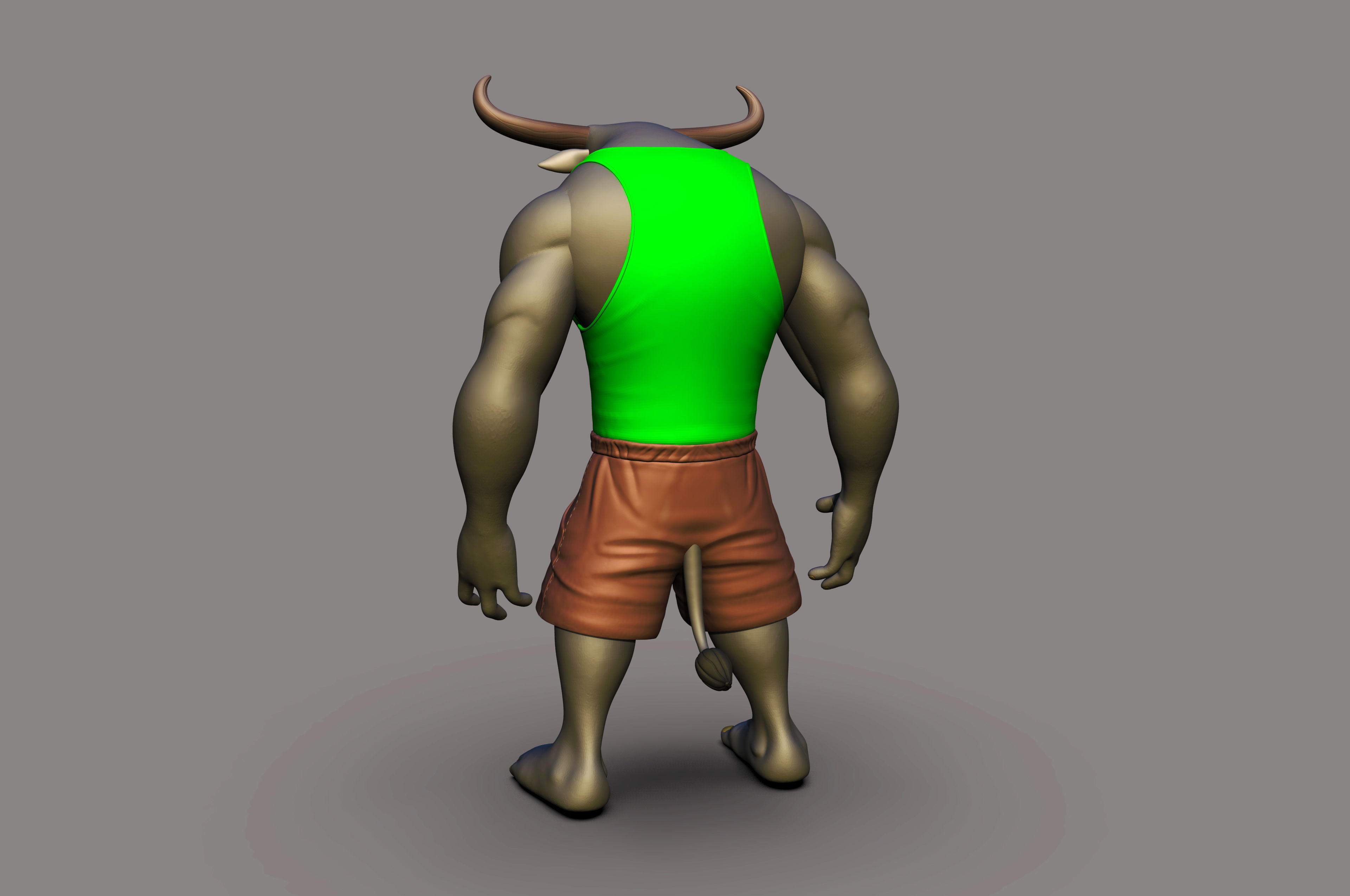 Angry Bull 3D printable Model 3D print model_14