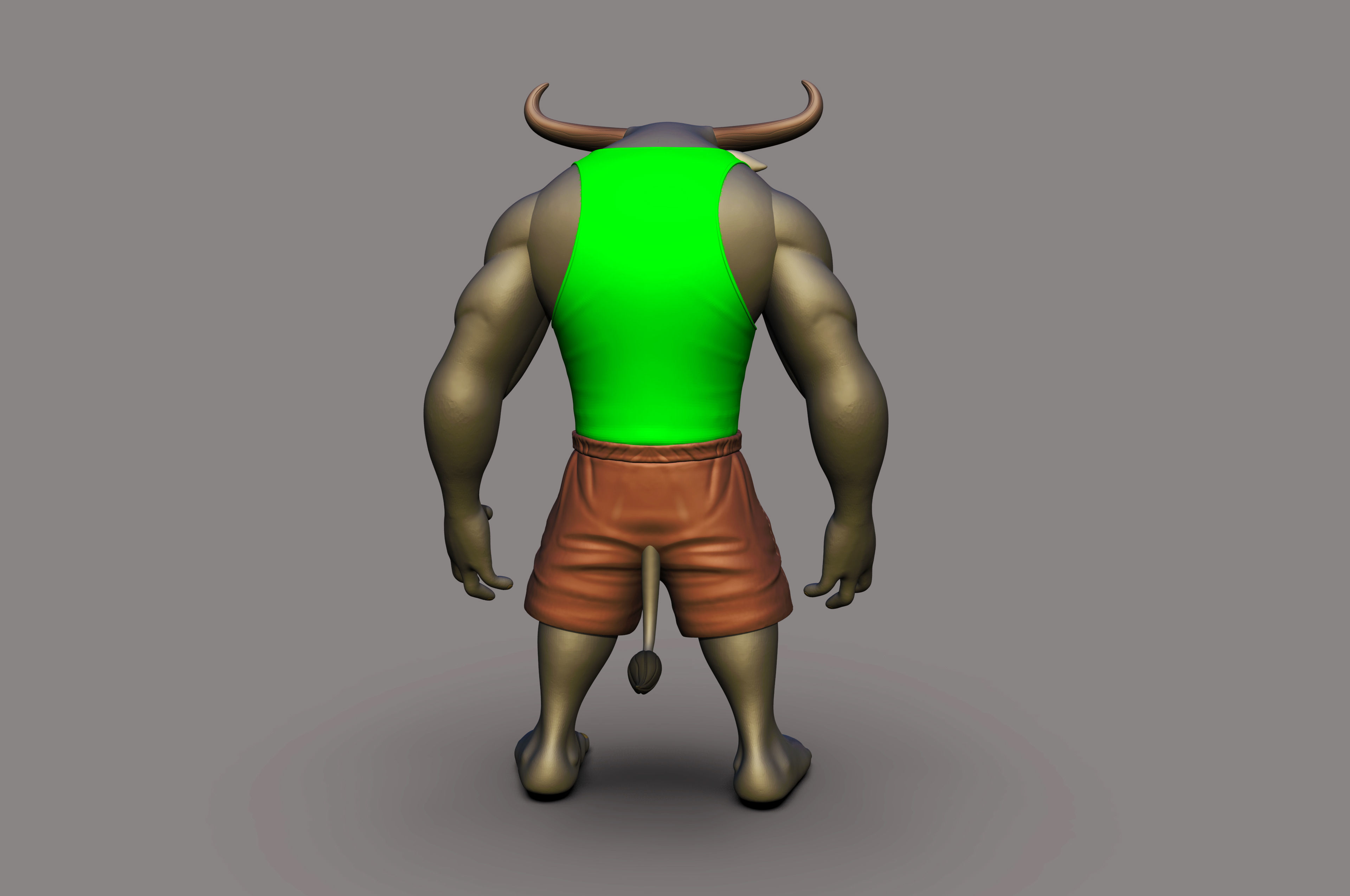 Angry Bull 3D printable Model 3D print model_16