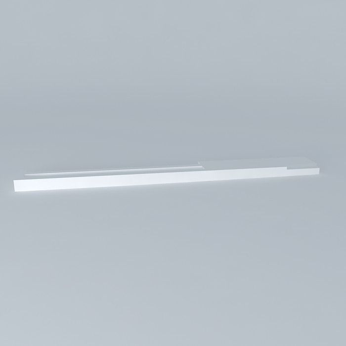 Custom bathroom shelf Free 3D model_2