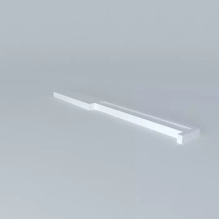 Custom bathroom shelf Free 3D model_0