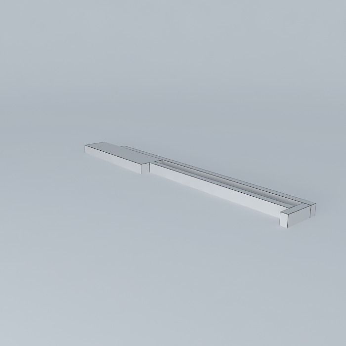 Custom bathroom shelf Free 3D model_3
