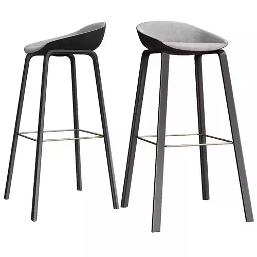 Hay Aas 32 Barstool 3d model