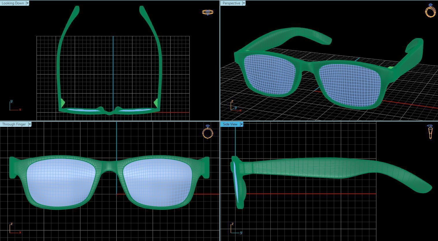 Eyeglasses for Men and Women 3D print model_4