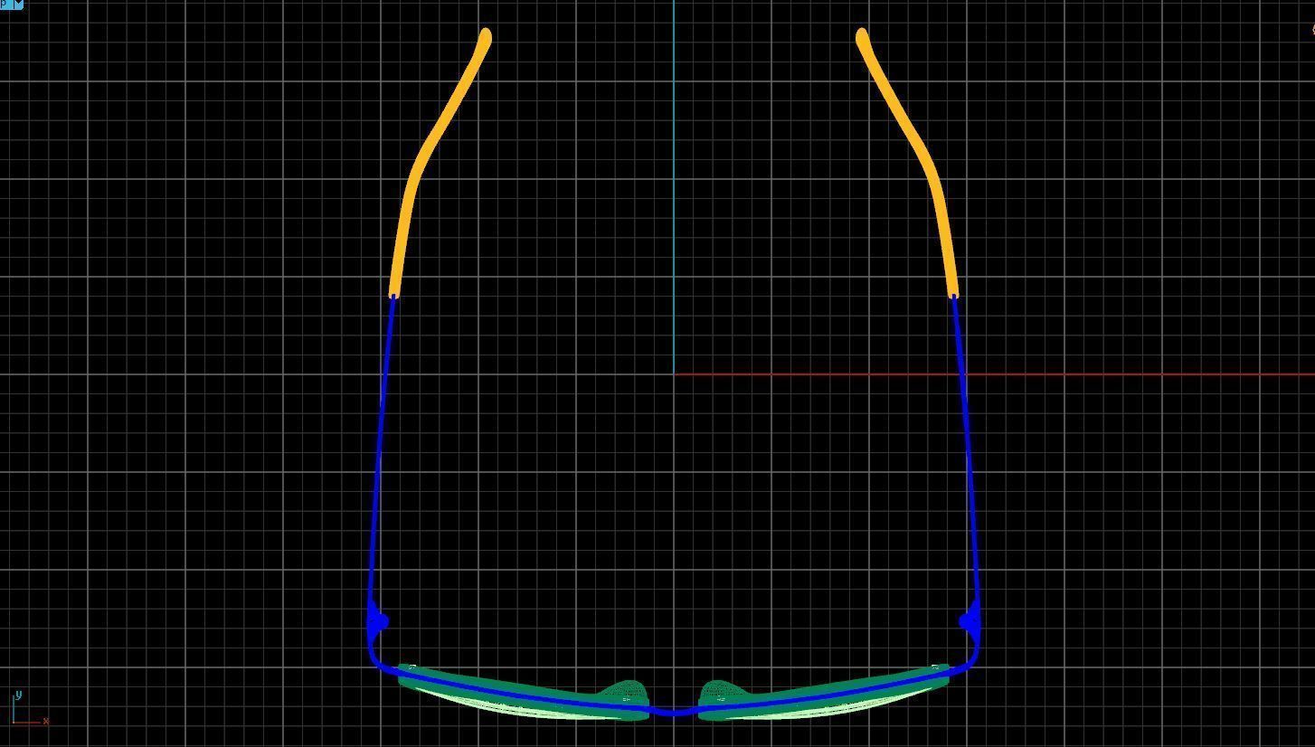 Eyeglasses for Men and Women 3D print model_5